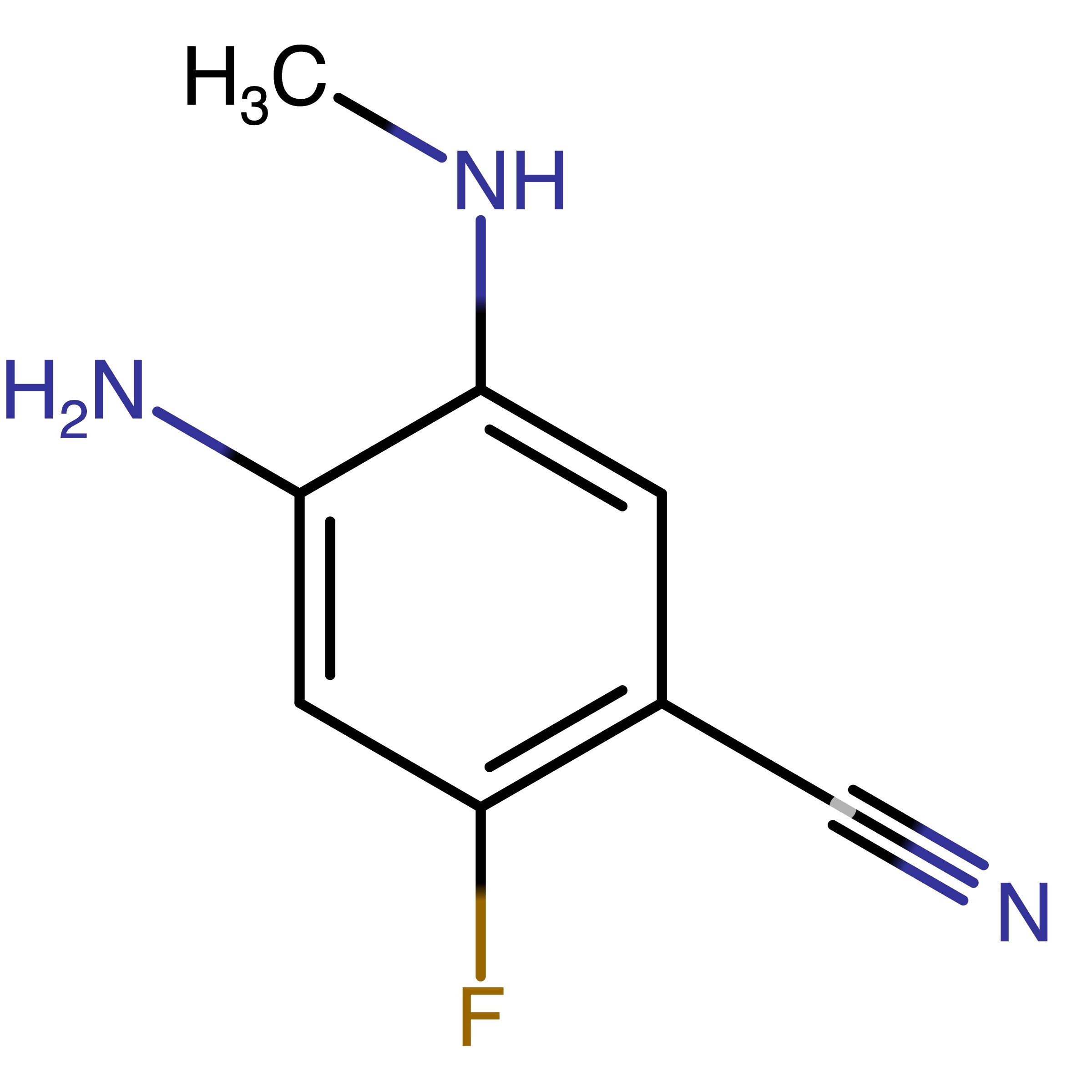 CAS 1356483-99-2 | 4-Amino-2-fluoro-5-(methylamino)benzonitrile