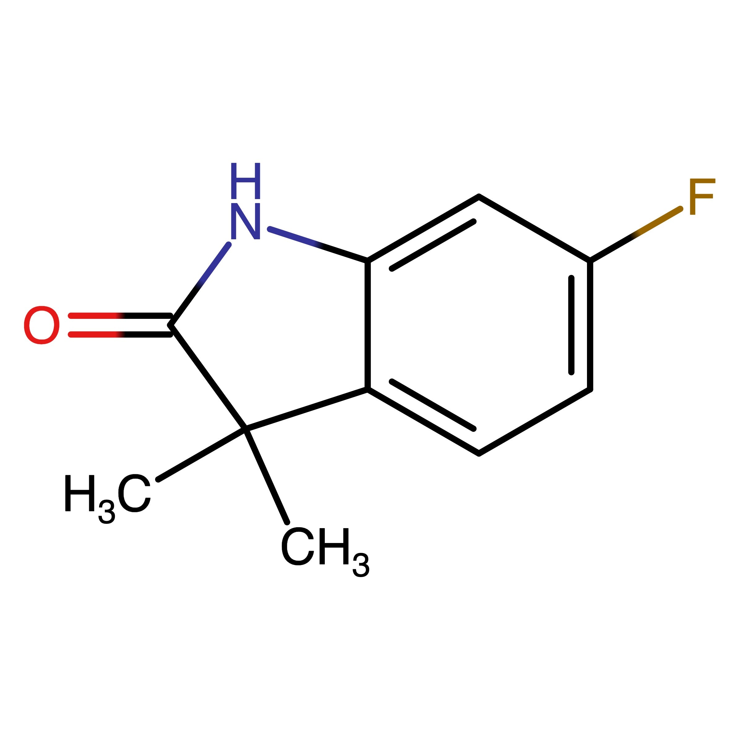 CAS 866211-45-2 | 6-Fluoro-3,3-dimethylindolin-2-one | MFCD13192271