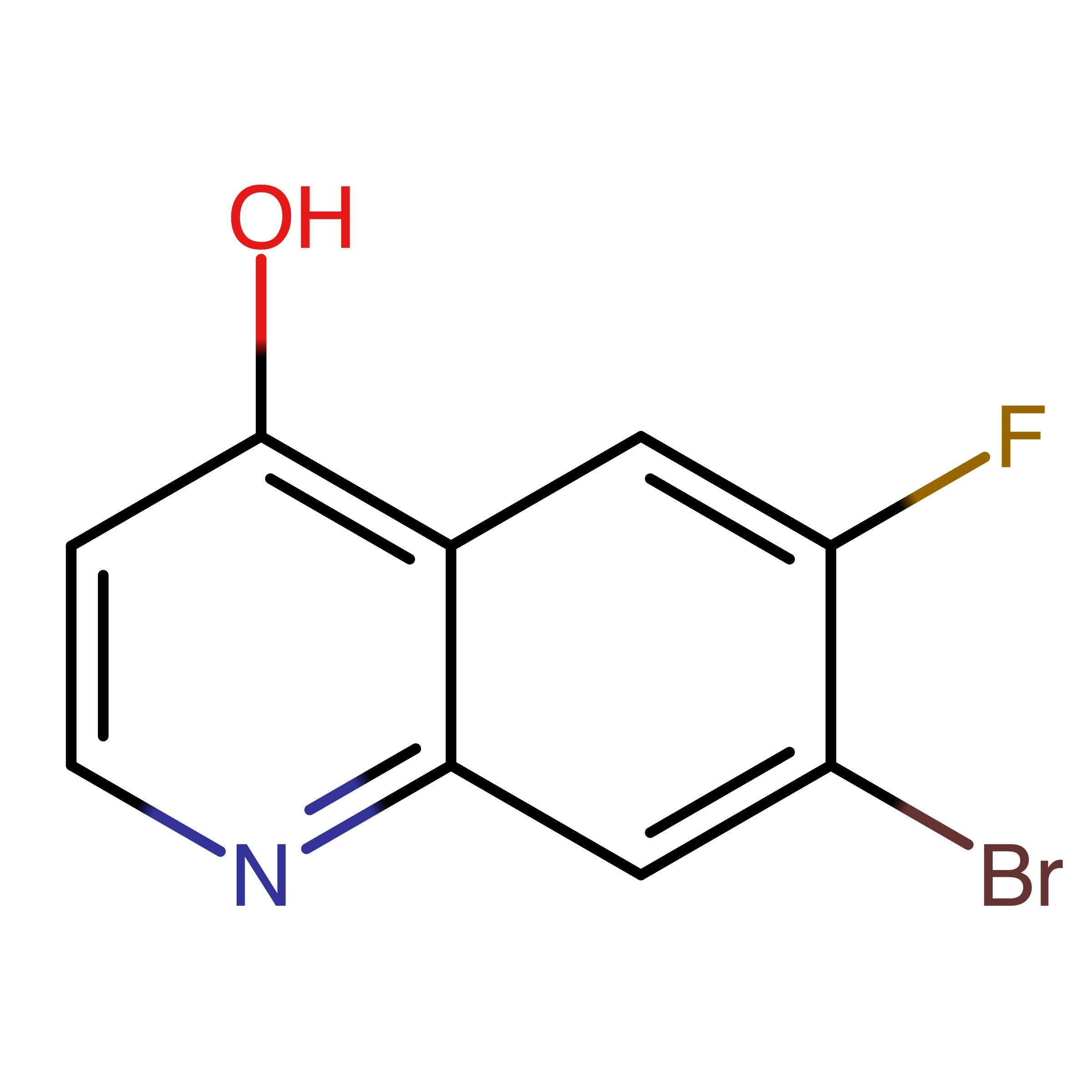 CAS 1443378-59-3 | 7-Bromo-6-fluoroquinolin-4-ol | MFCD28661930