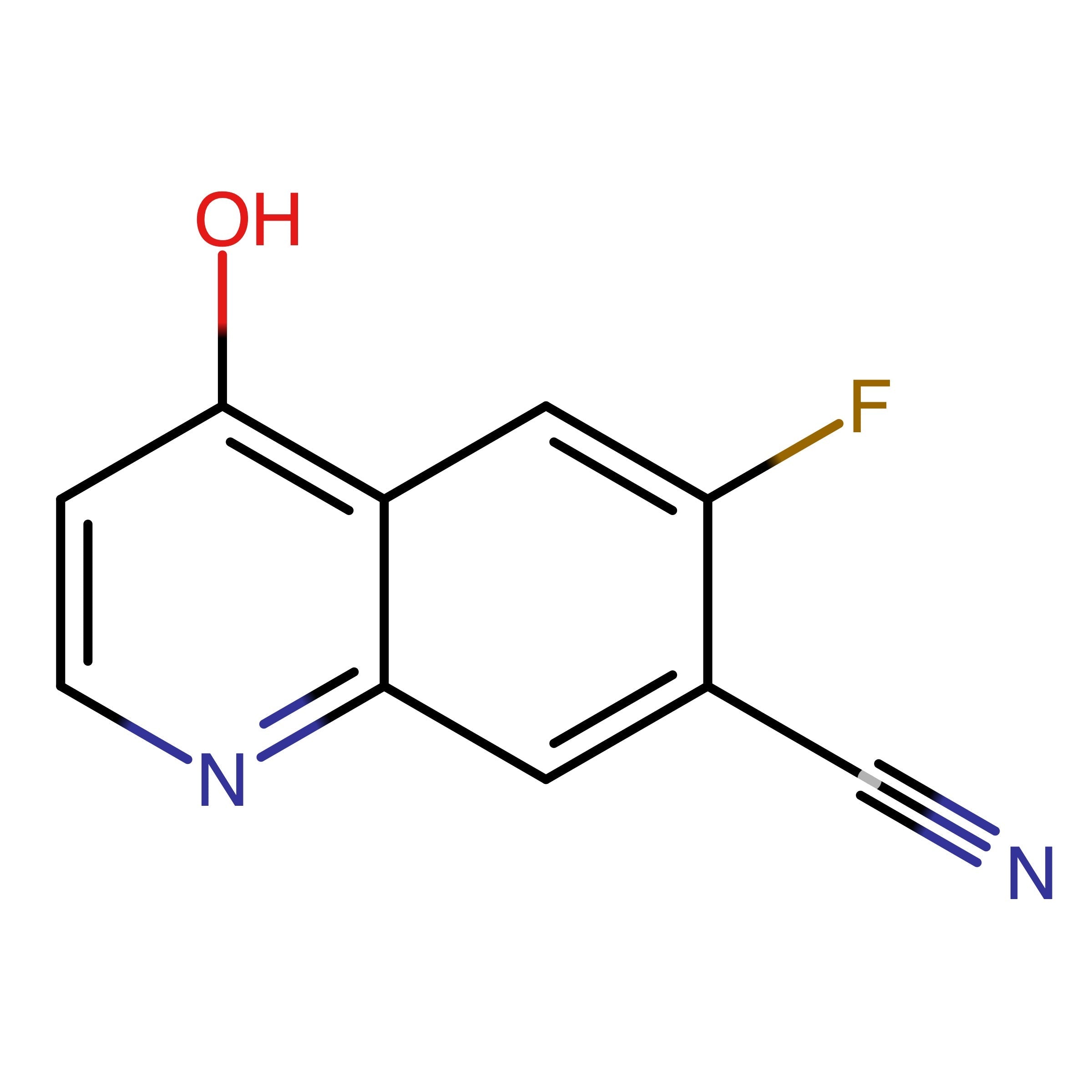 CAS 1260761-66-7 | 6-Fluoro-4-hydroxyquinoline-7-carbonitrile | MFCD15527290