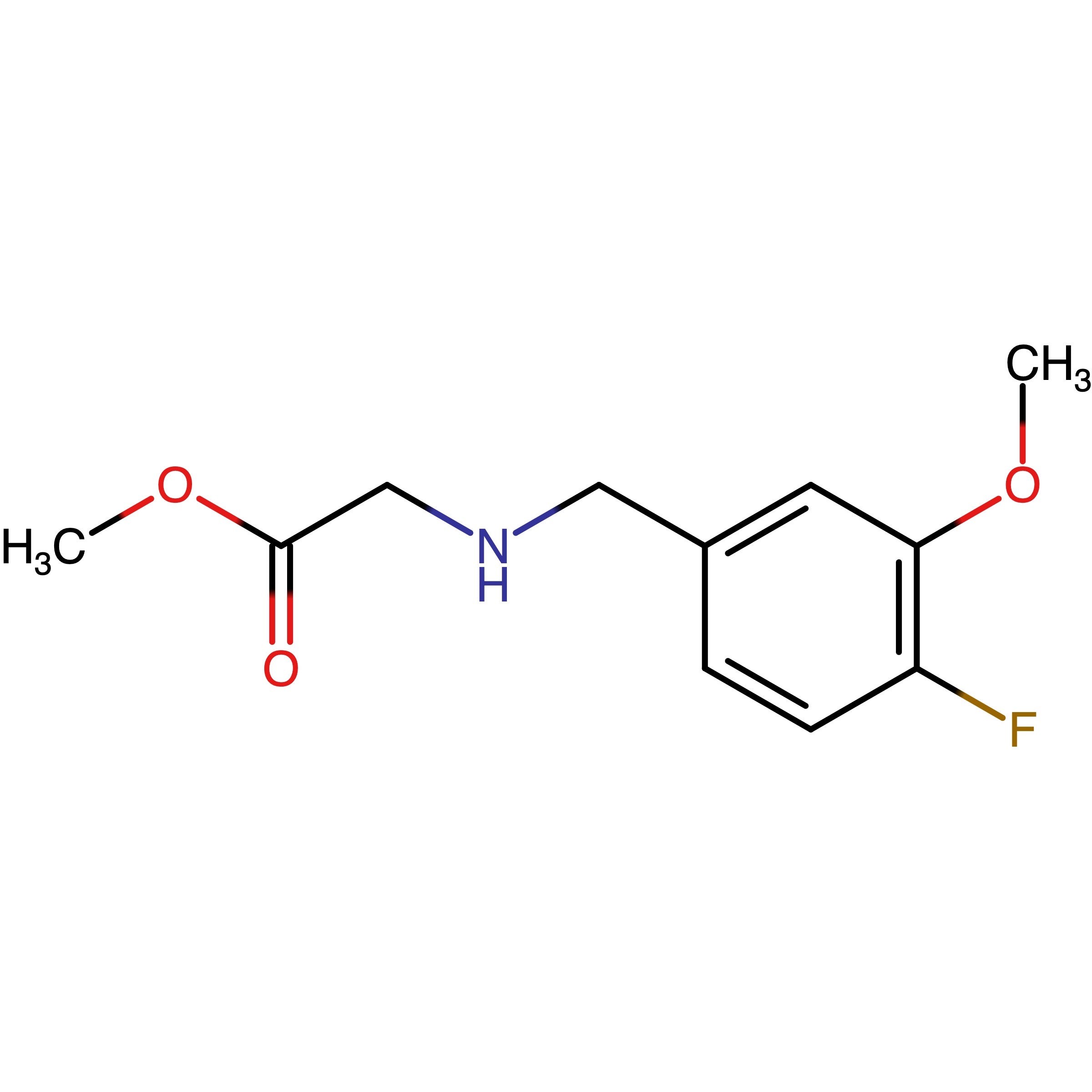 CAS 1513185-35-7 | Methyl 2-((4-fluoro-3-methoxybenzyl)amino)acetate