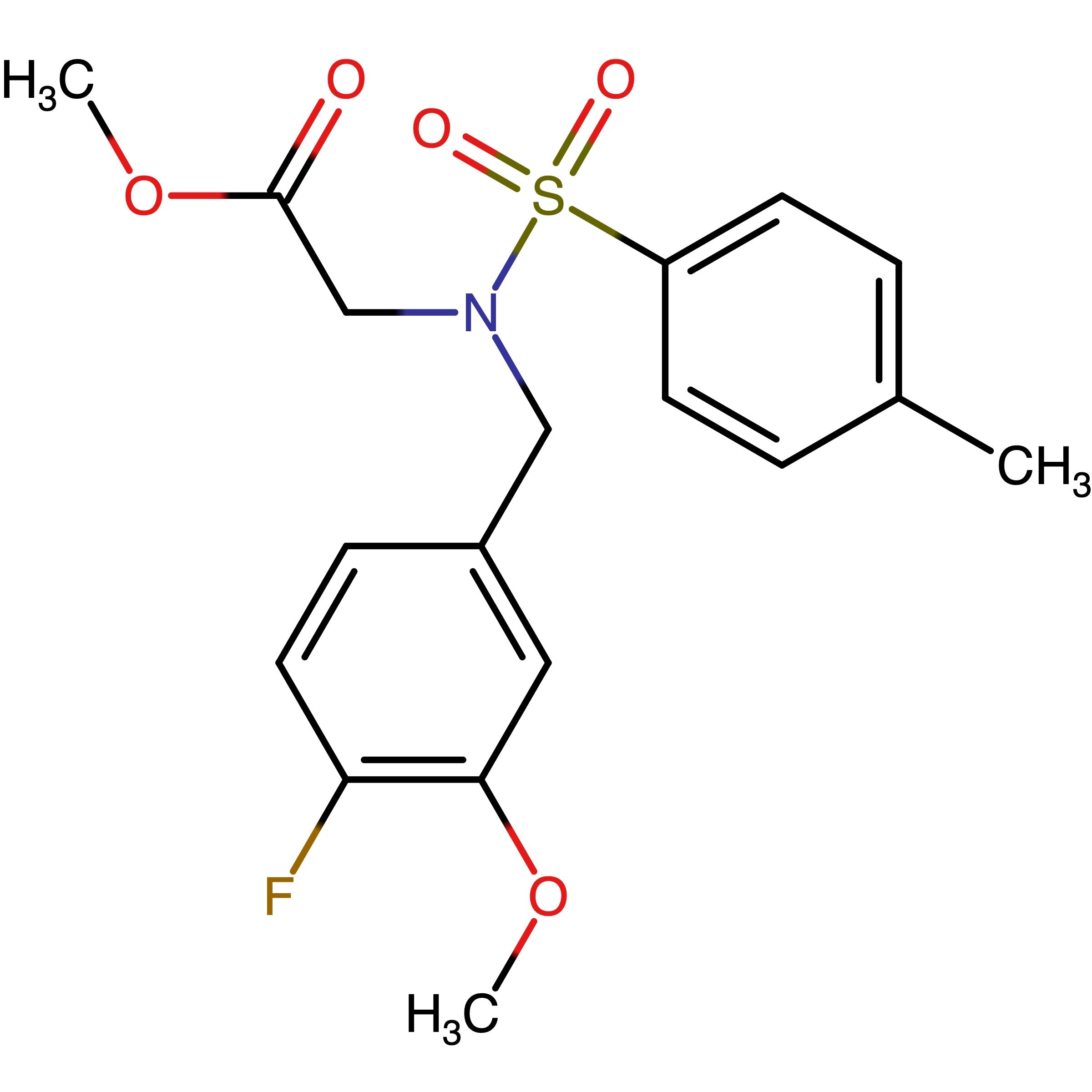 CAS 1800261-73-7 | Methyl N-(4-fluoro-3-methoxybenzyl)-N-tosylglycinate