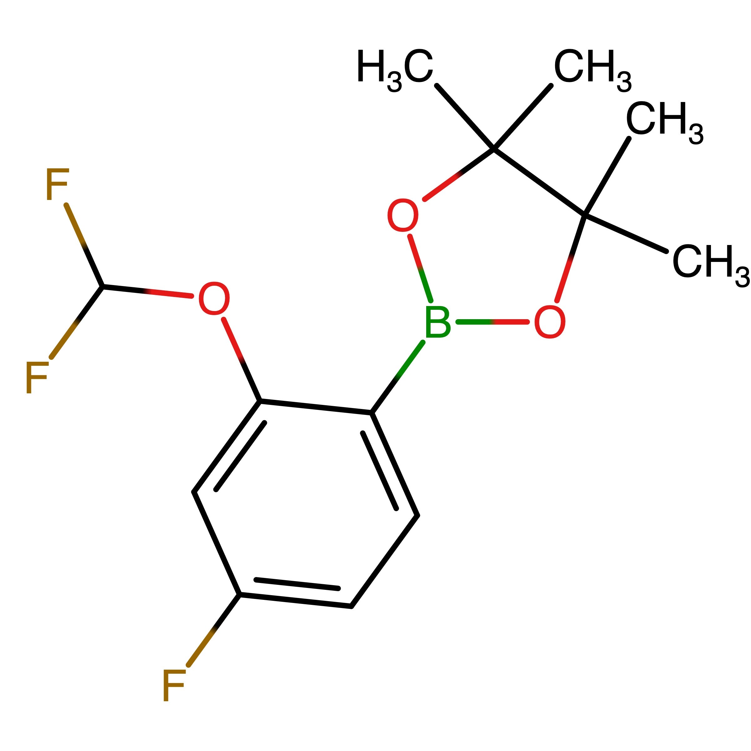 CAS 1403988-78-2 | 2-[2-(Difluoromethoxy)-4-fluorophenyl]-4,4,5,5-tetramethyl-1,3,2-dioxaborolane | MFCD18839196