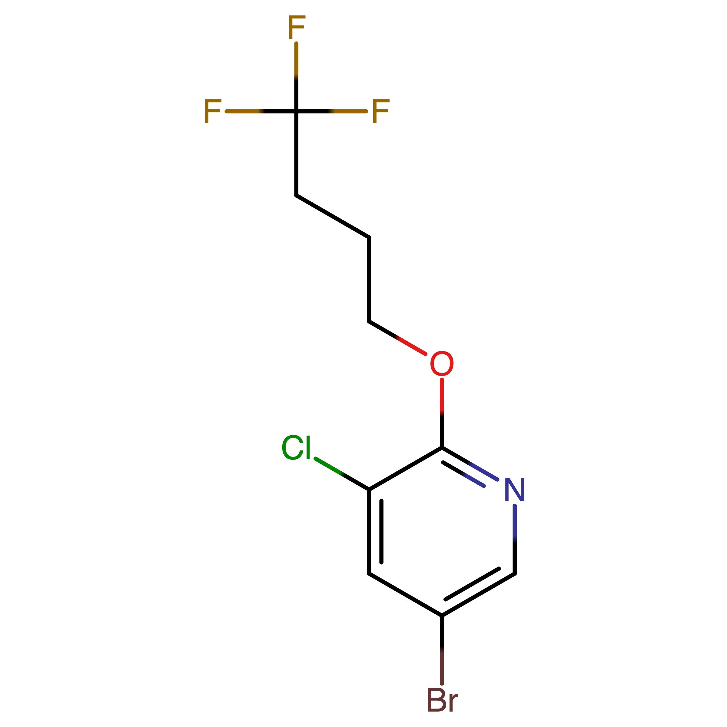 CAS 1800260-79-0 | 5-Bromo-3-chloro-2-(4,4,4-trifluorobutoxyl)pyridine