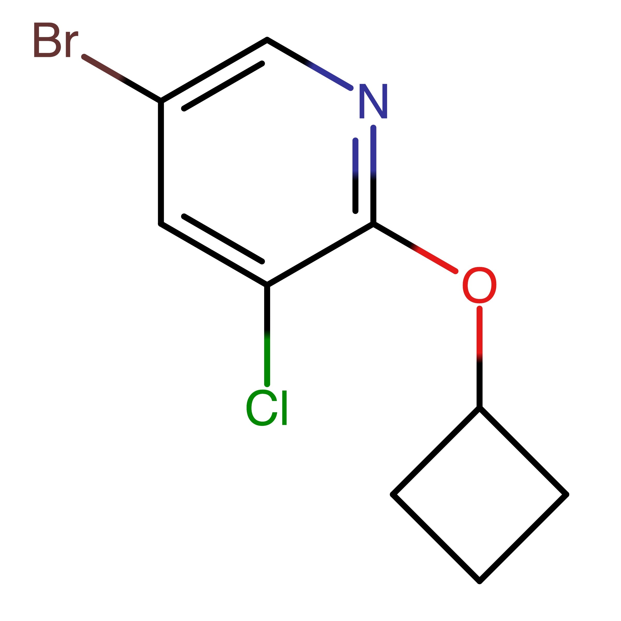 CAS 1289132-73-5 | 5-Bromo-3-chloro-2-cyclobutoxypyridine