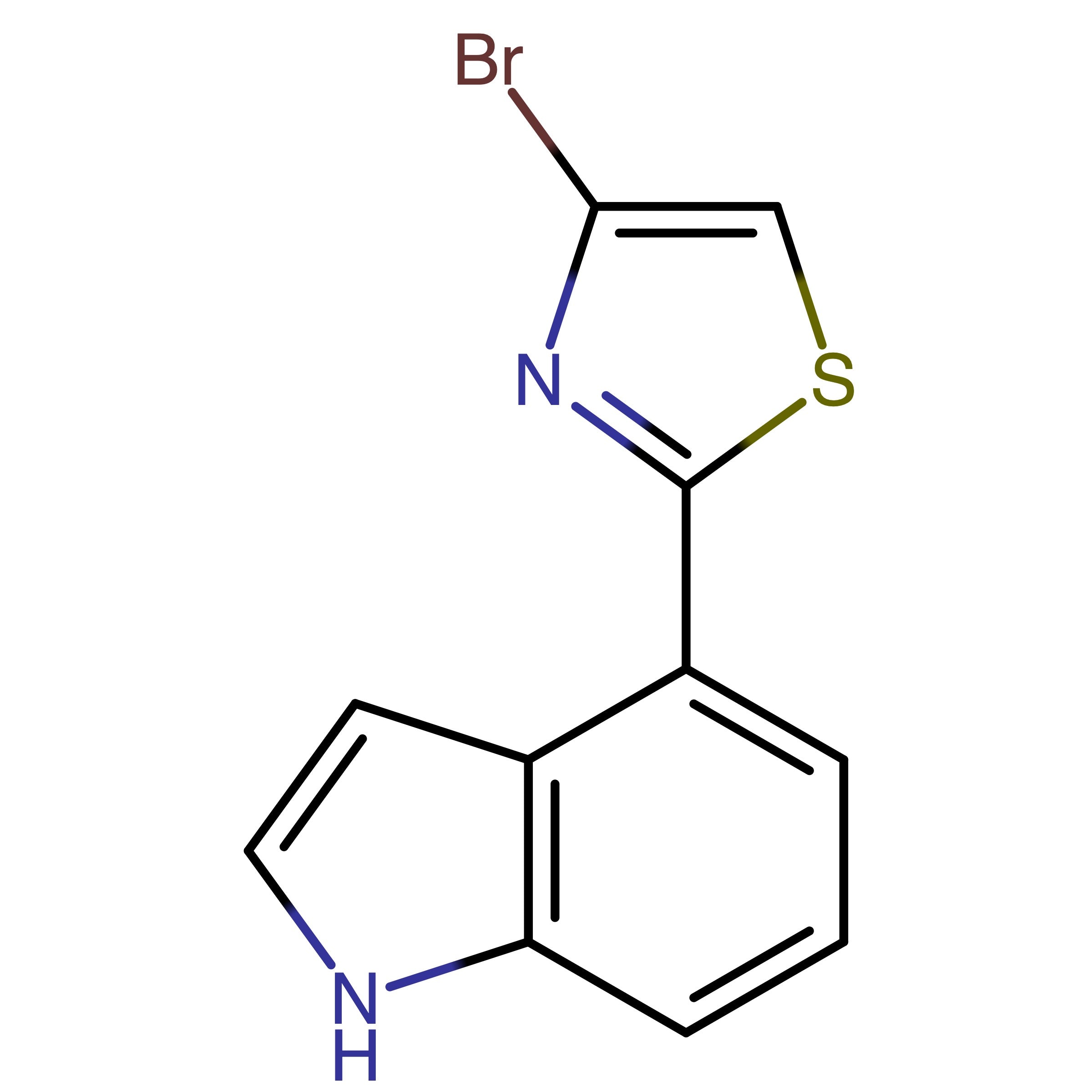 CAS 2000187-36-8 | 4-Bromo-2-(1H-indol-4-yl)thiazole