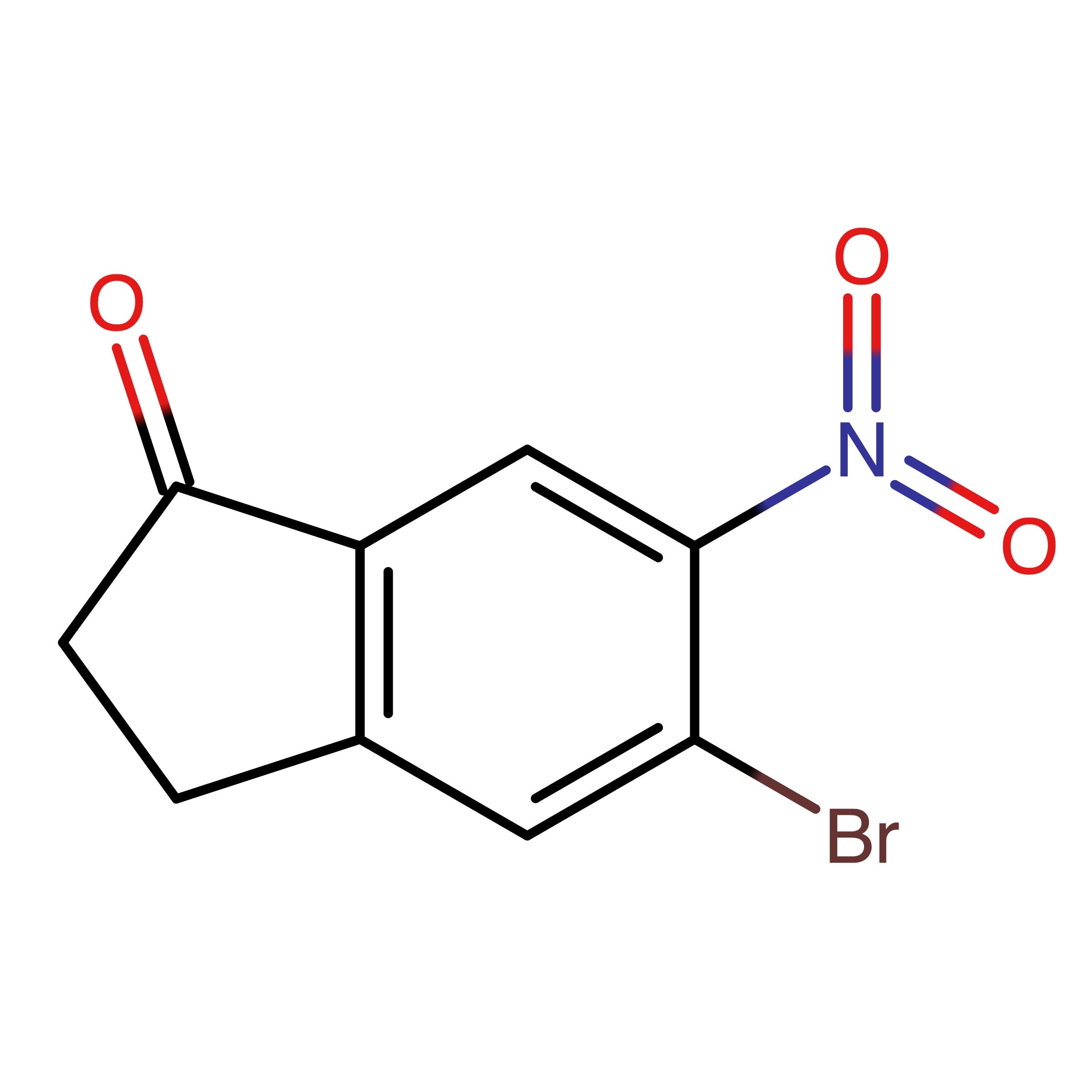 CAS 723760-74-5 | 5-Bromo-6-nitro-indan-1-one | MFCD16249551