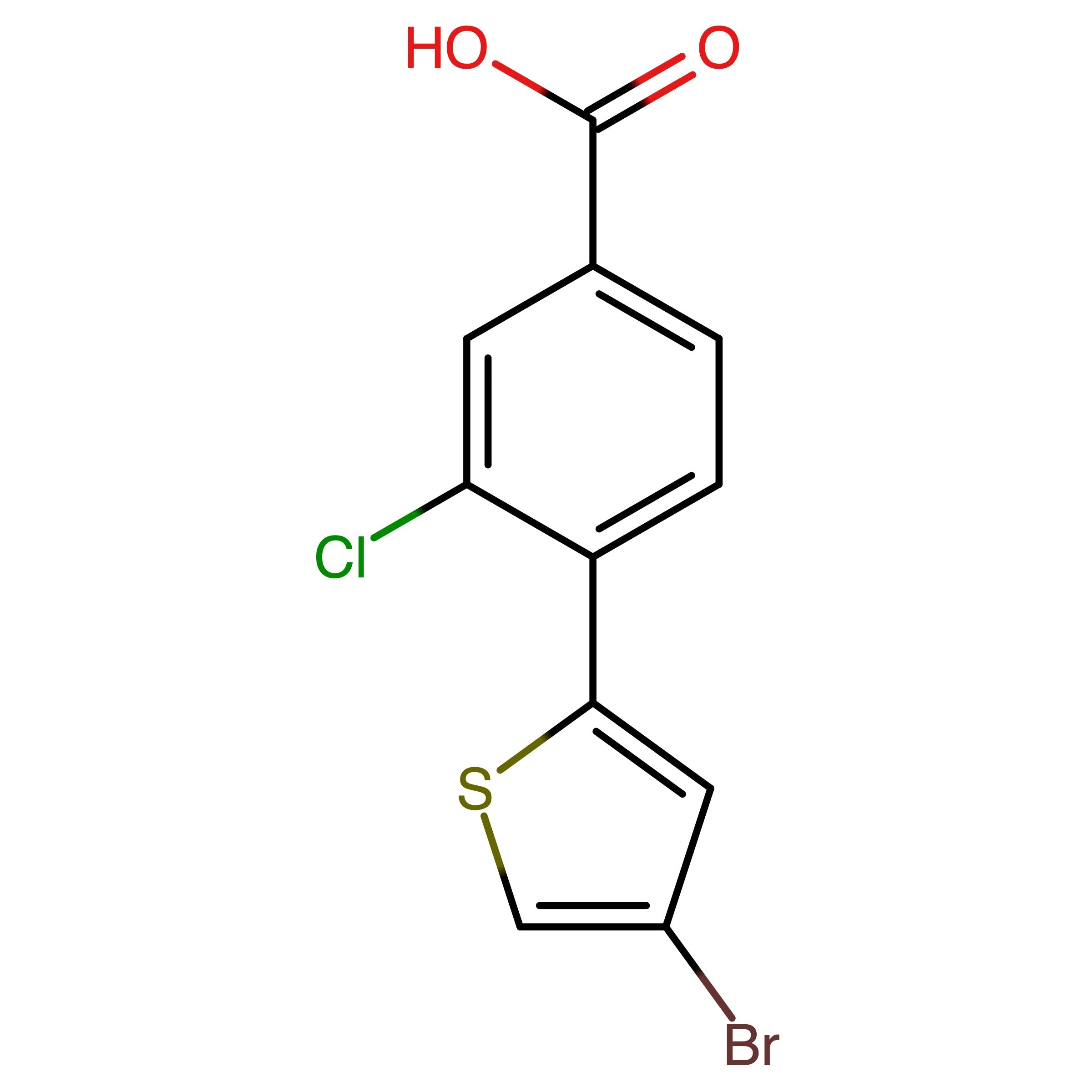 CAS 2000187-47-1 | 4-(4-Bromothiophen-2-yl)-3-chlorobenzoic acid