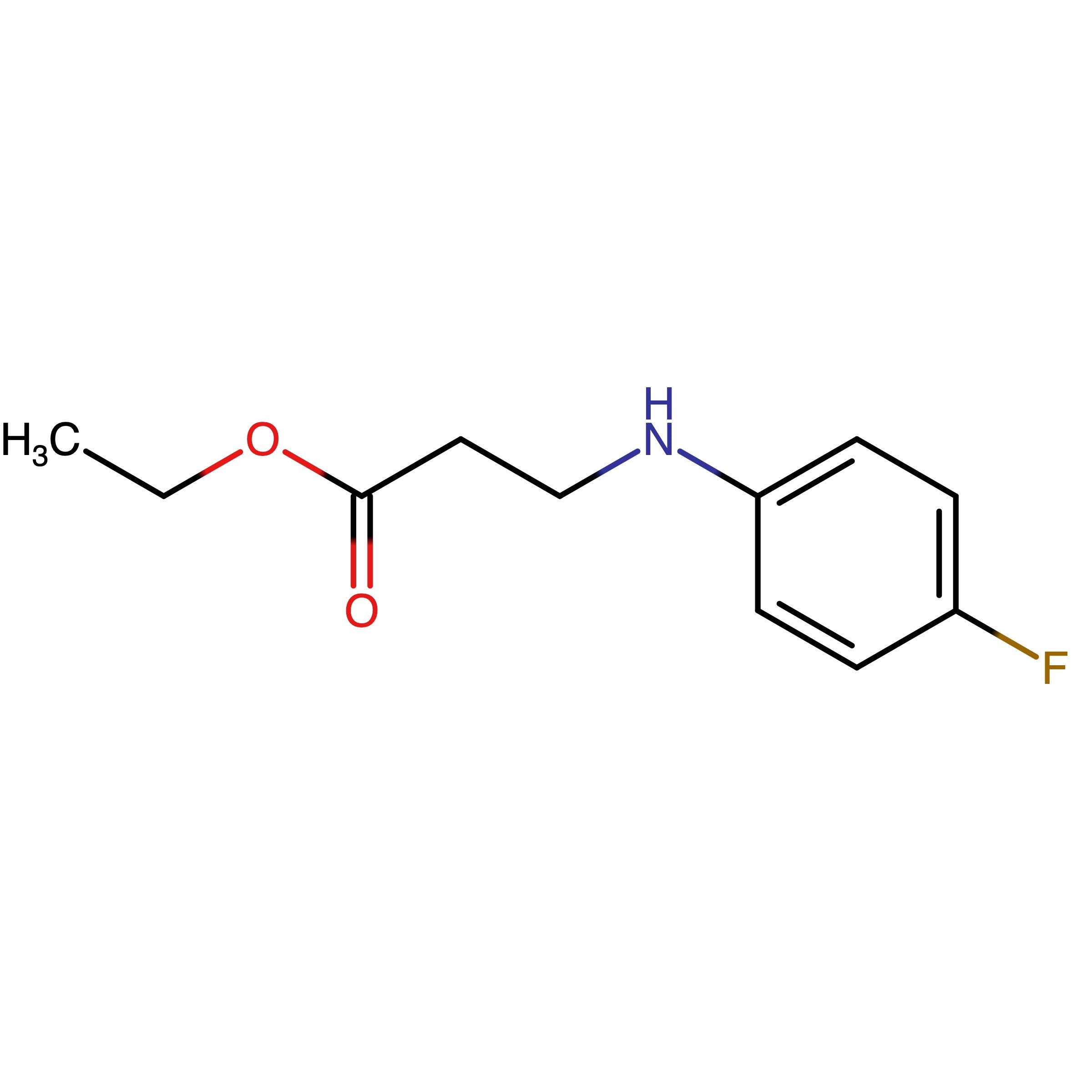 CAS 887574-32-5 | Ethyl 3-((4-fluorophenyl)amino)propanoate | MFCD10567166