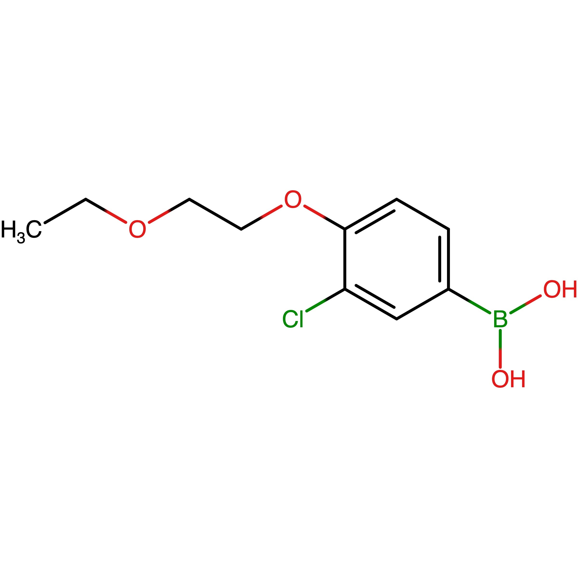 CAS 279261-91-5 | (3-Chloro-4-(2-ethoxyethoxy)phenyl)boronic acid | MFCD23380447