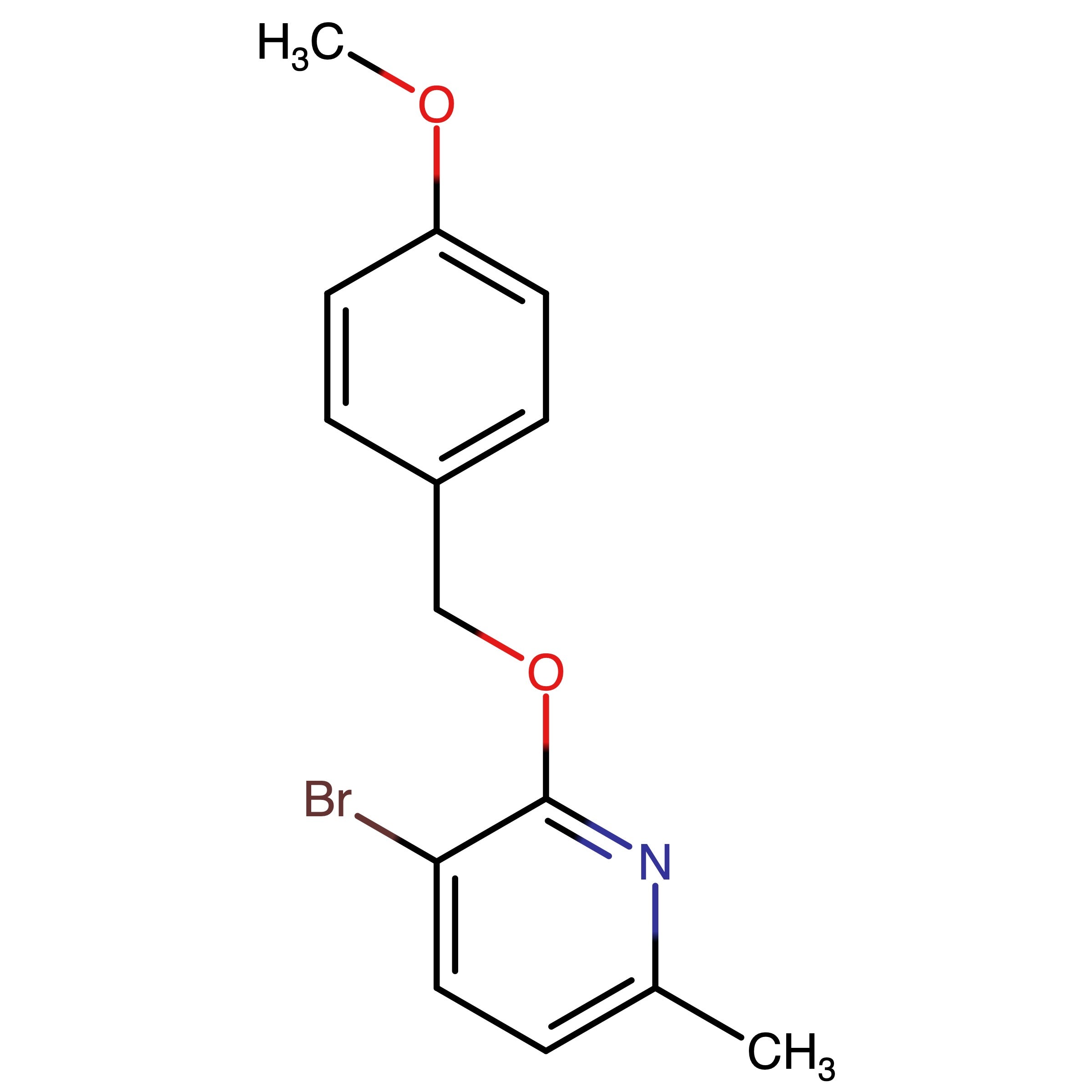 CAS 2049006-02-0 | 3-Bromo-2-((4-methoxybenzyl)oxy)-6-methylpyridine