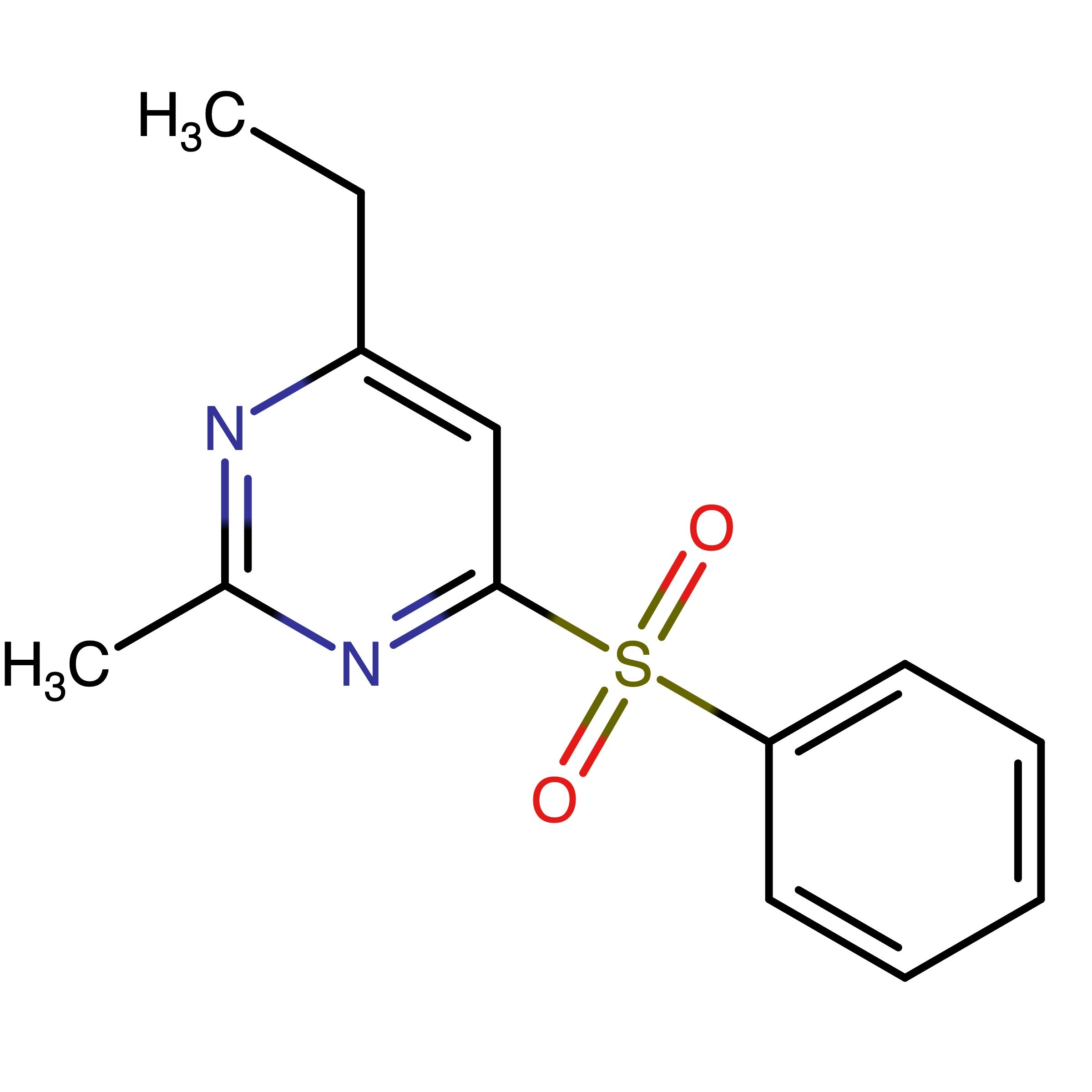 CAS 2049011-50-7 | 4-Ethyl-2-methyl-6-(phenylsulfonyl)pyrimidine