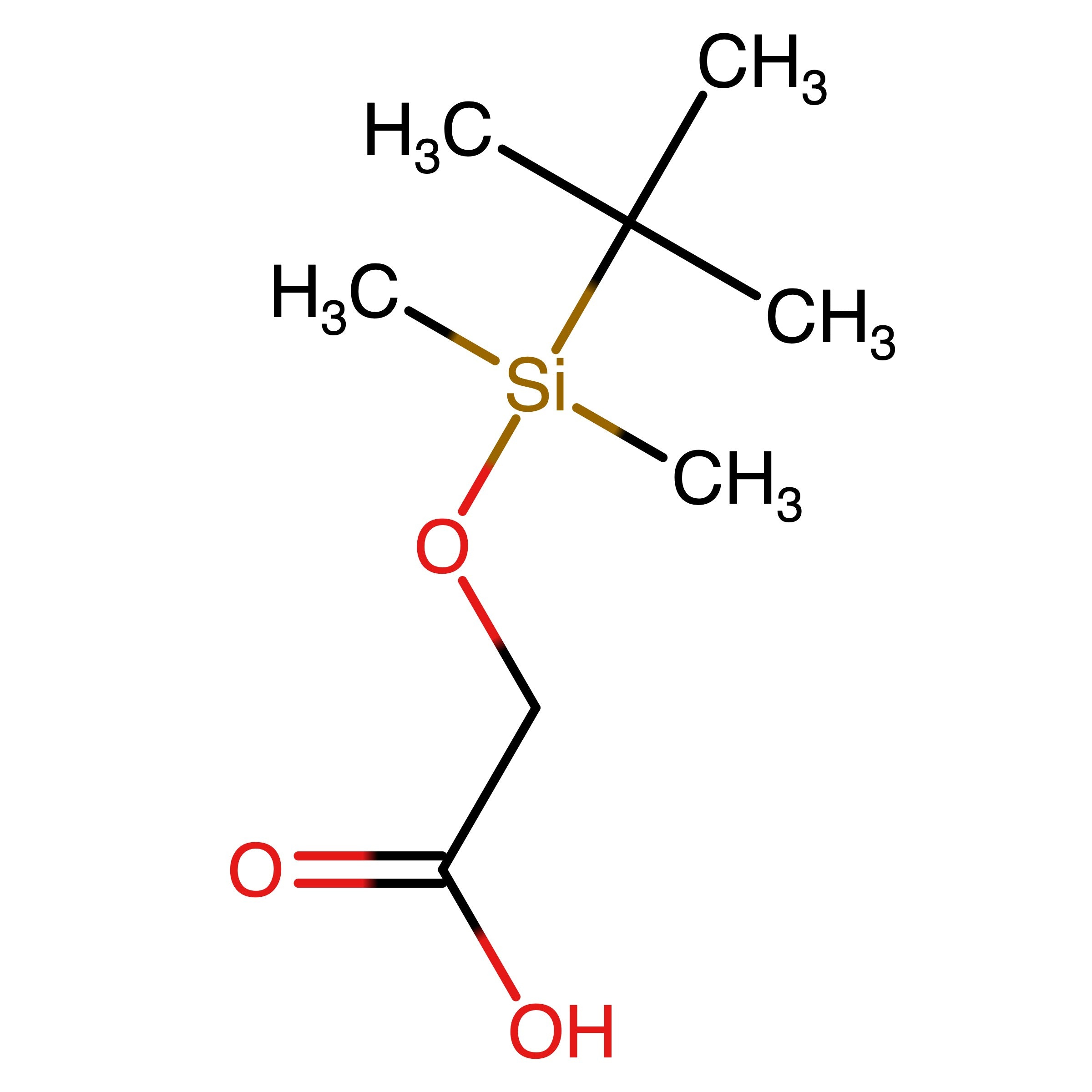 CAS 105459-05-0 | 2-((tert-Butyldimethylsilyl)oxy)acetic acid | MFCD06203316