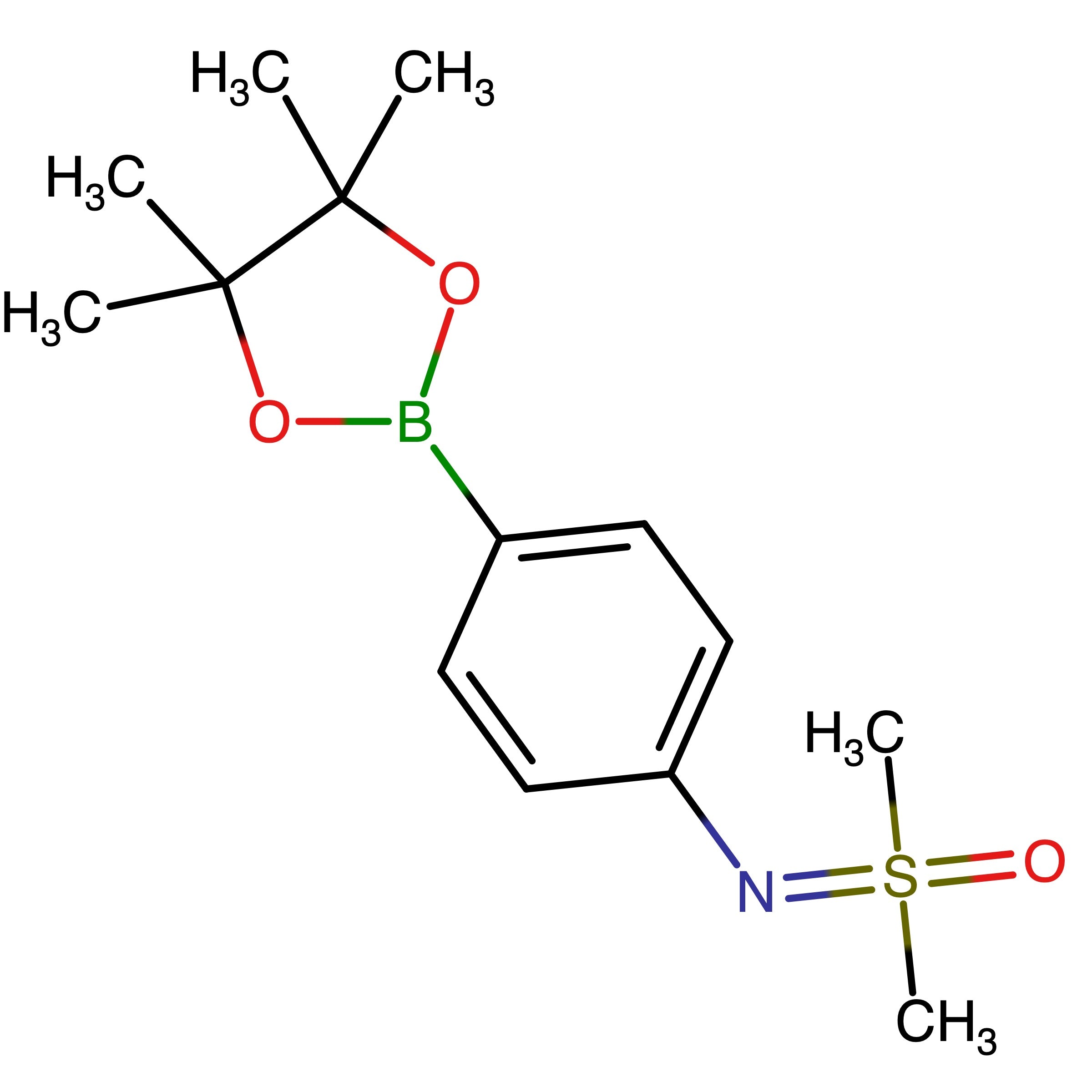 CAS 1644499-93-3 | N-(Dimethyloxido-_4-sulfanylidene)-4-(4,4,5,5-tetramethyl-1,3,2-dioxaborolan-2-yl)benzenamine | MFCD30486804