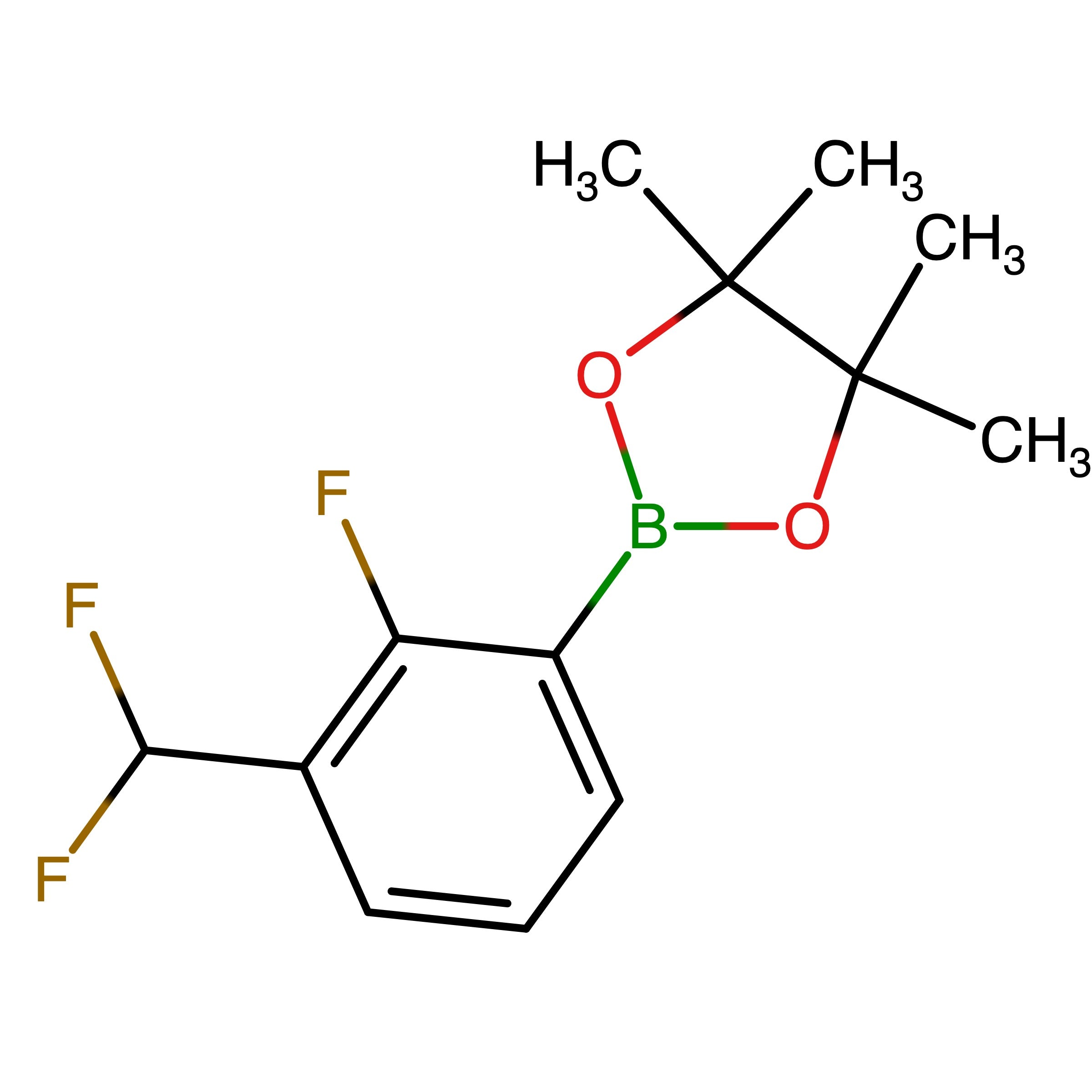 CAS 1698908-91-6 | 2-[3-(Difluoromethyl)-2-fluorophenyl]-4,4,5,5-tetramethyl-1,3,2-dioxaborolane | MFCD18730117