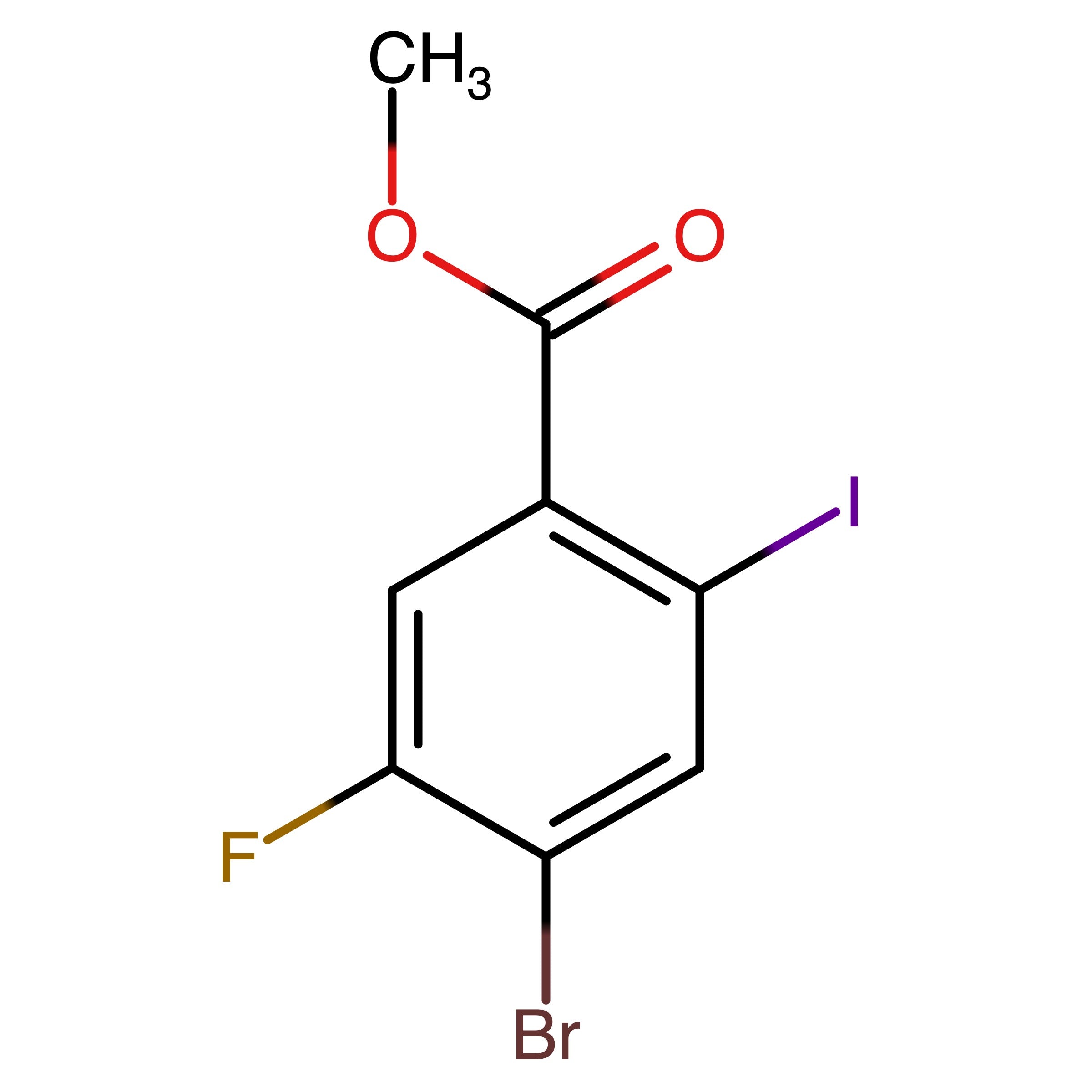 CAS 1864354-56-2 | Methyl 4-bromo-5-fluoro-2-iodobenzoate | MFCD30157552