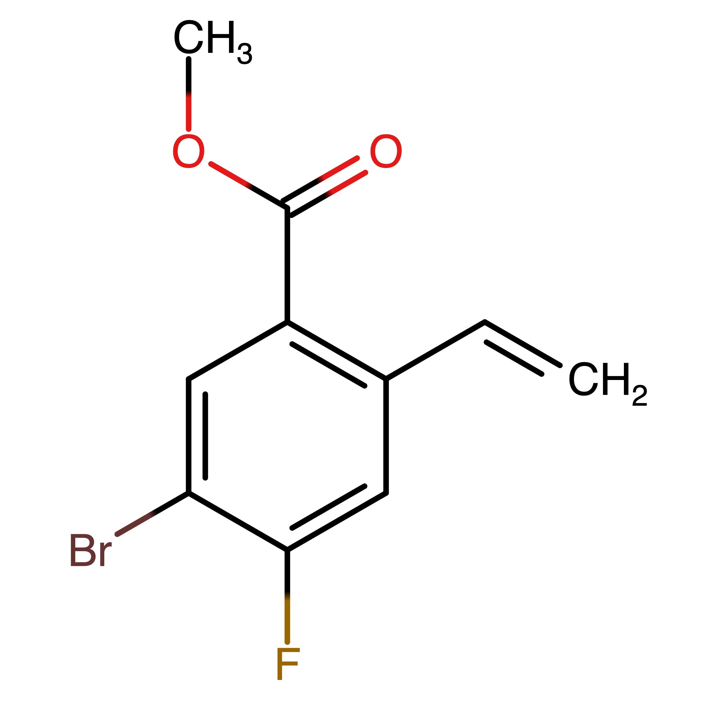 CAS 2409692-57-3 | Methyl 5-bromo-4-fluoro-2-vinylbenzoate