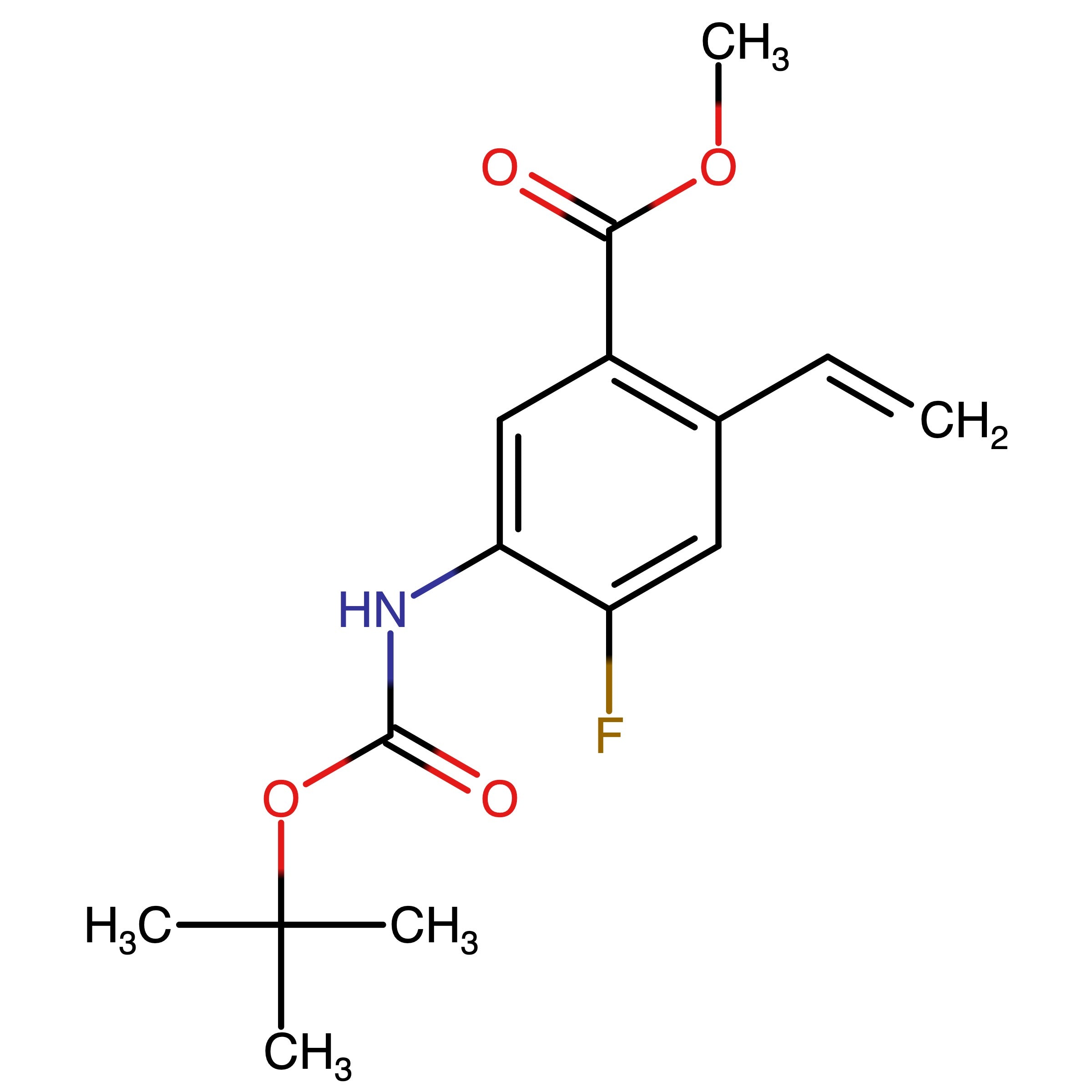 CAS 2409692-58-4 | Methyl 5-[(tert-butoxycarbonyl)amino]-4-fluoro-2-vinylbenzoate
