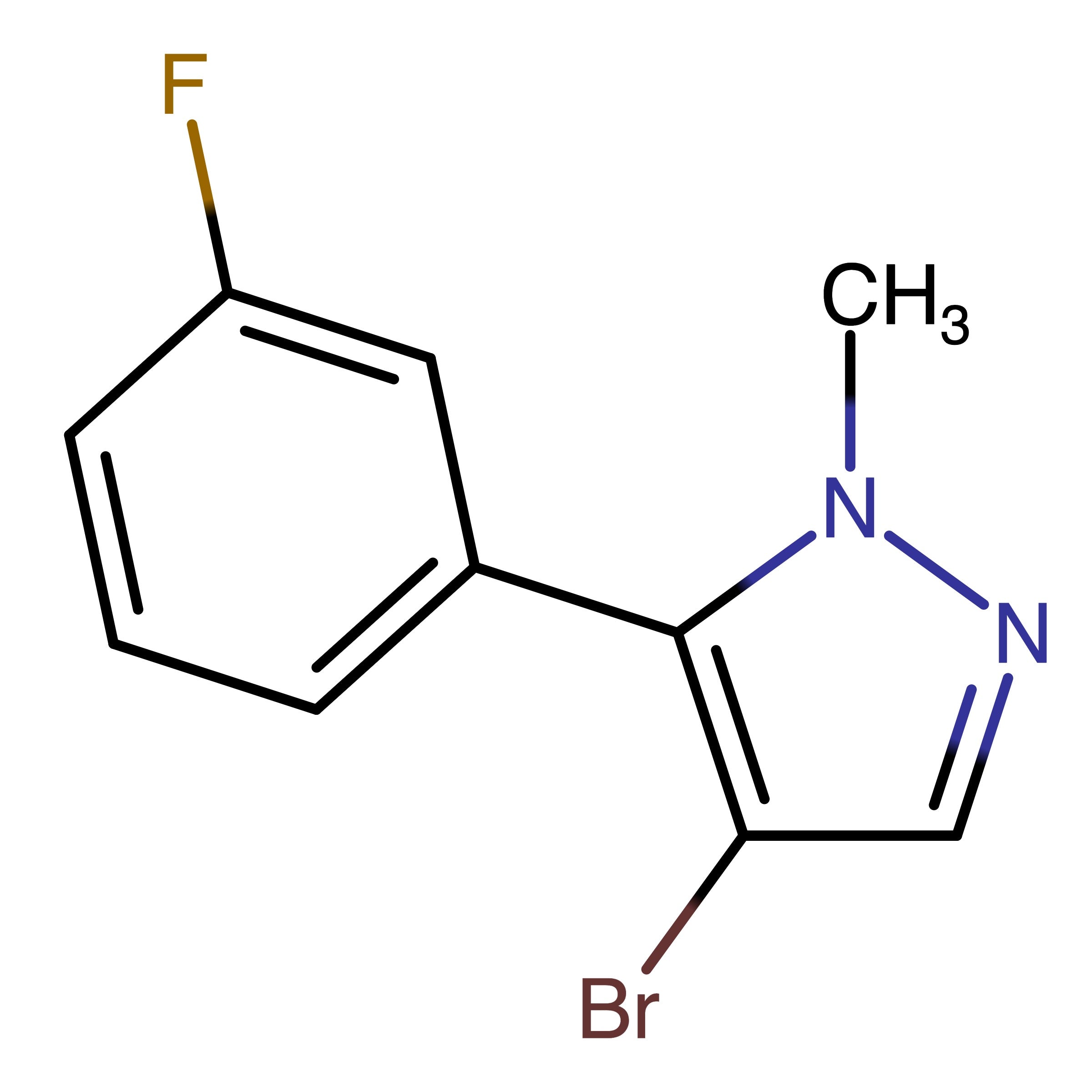 CAS 1506806-26-3 | 4-Bromo-5-(3-fluorophenyl)-1-methyl-1H-pyrazole