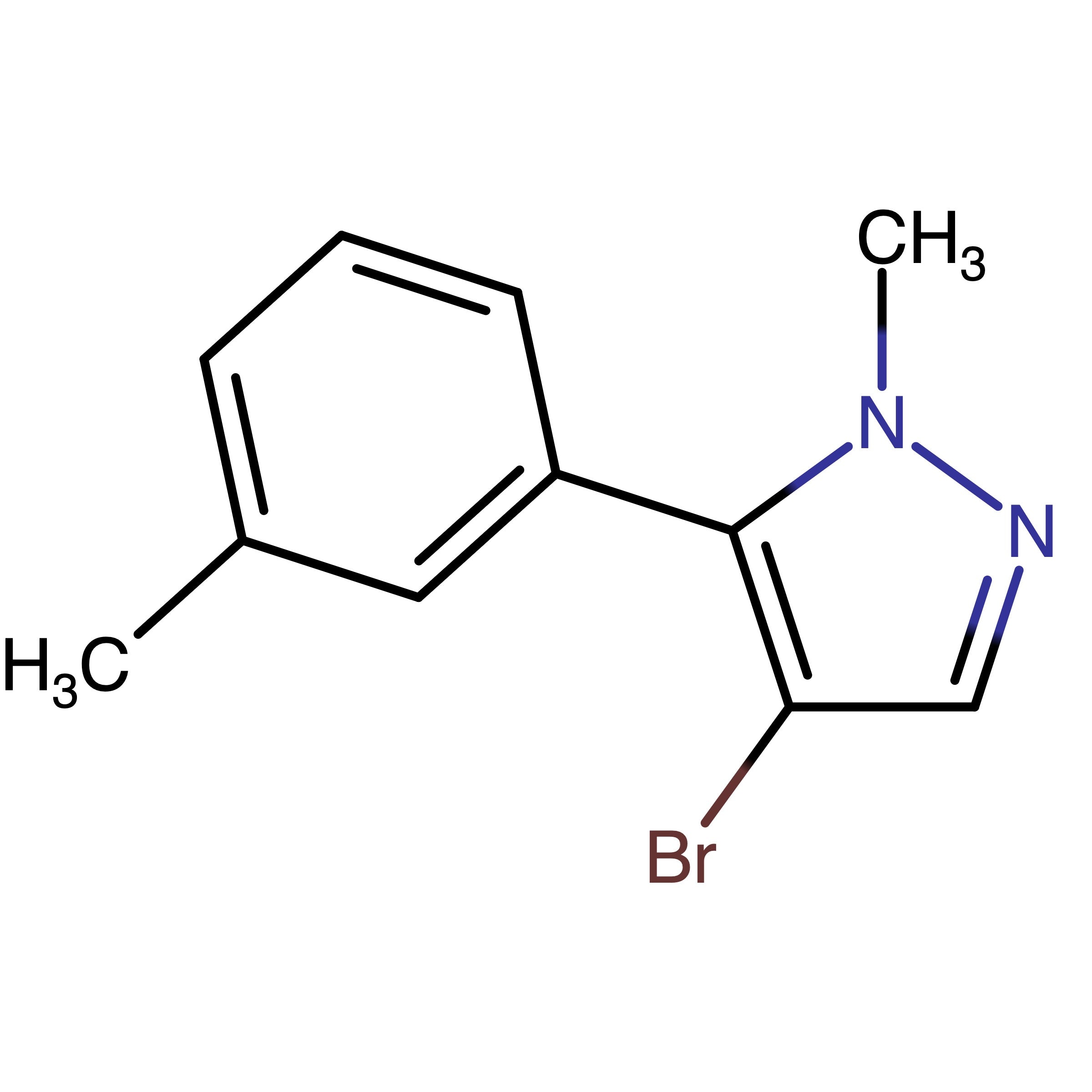 CAS 1540654-67-8 | 4-Bromo-1-methyl-5-(m-tolyl)-1H-pyrazole