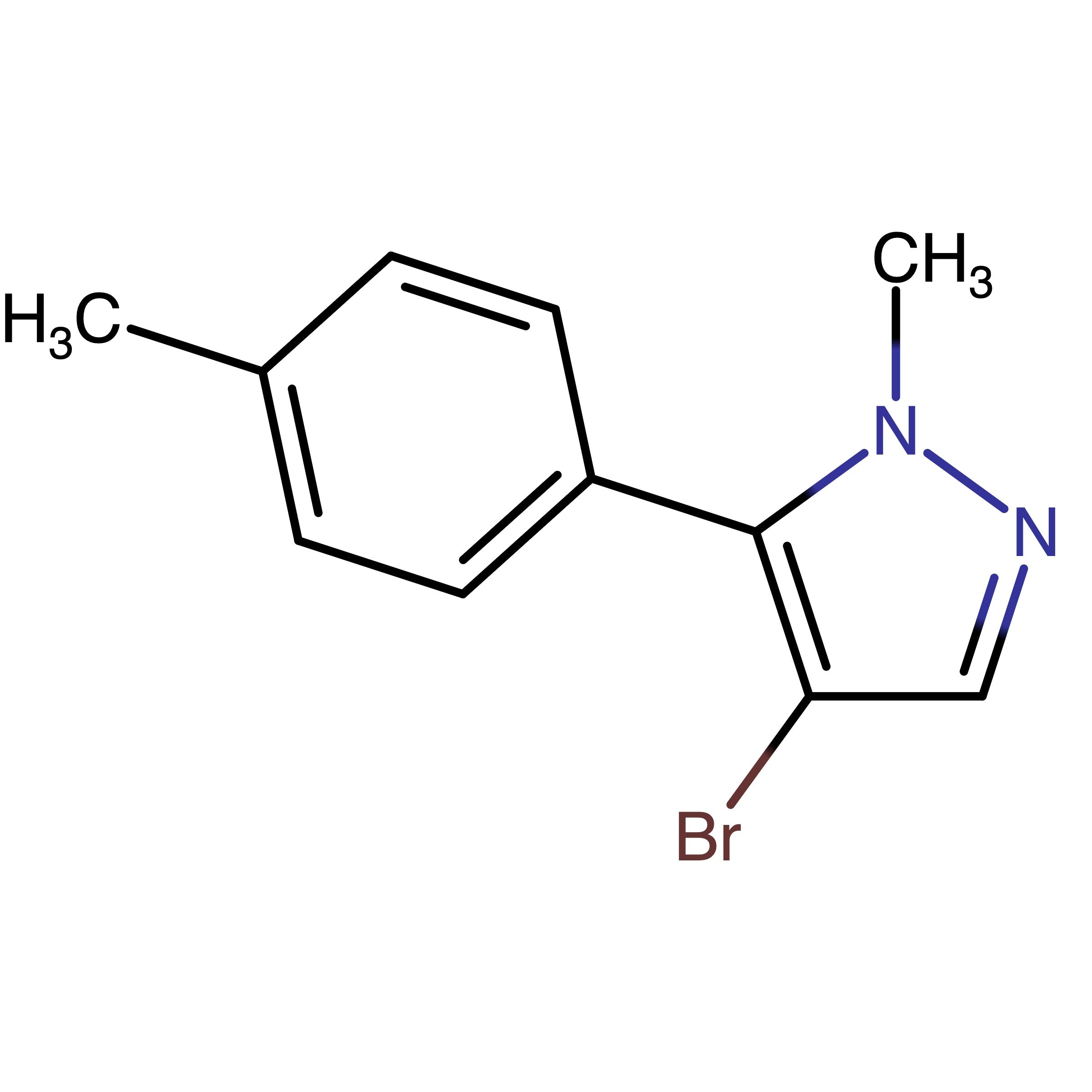 CAS 1512398-16-1 | 4-Bromo-1-methyl-5-(p-tolyl)-1H-pyrazole