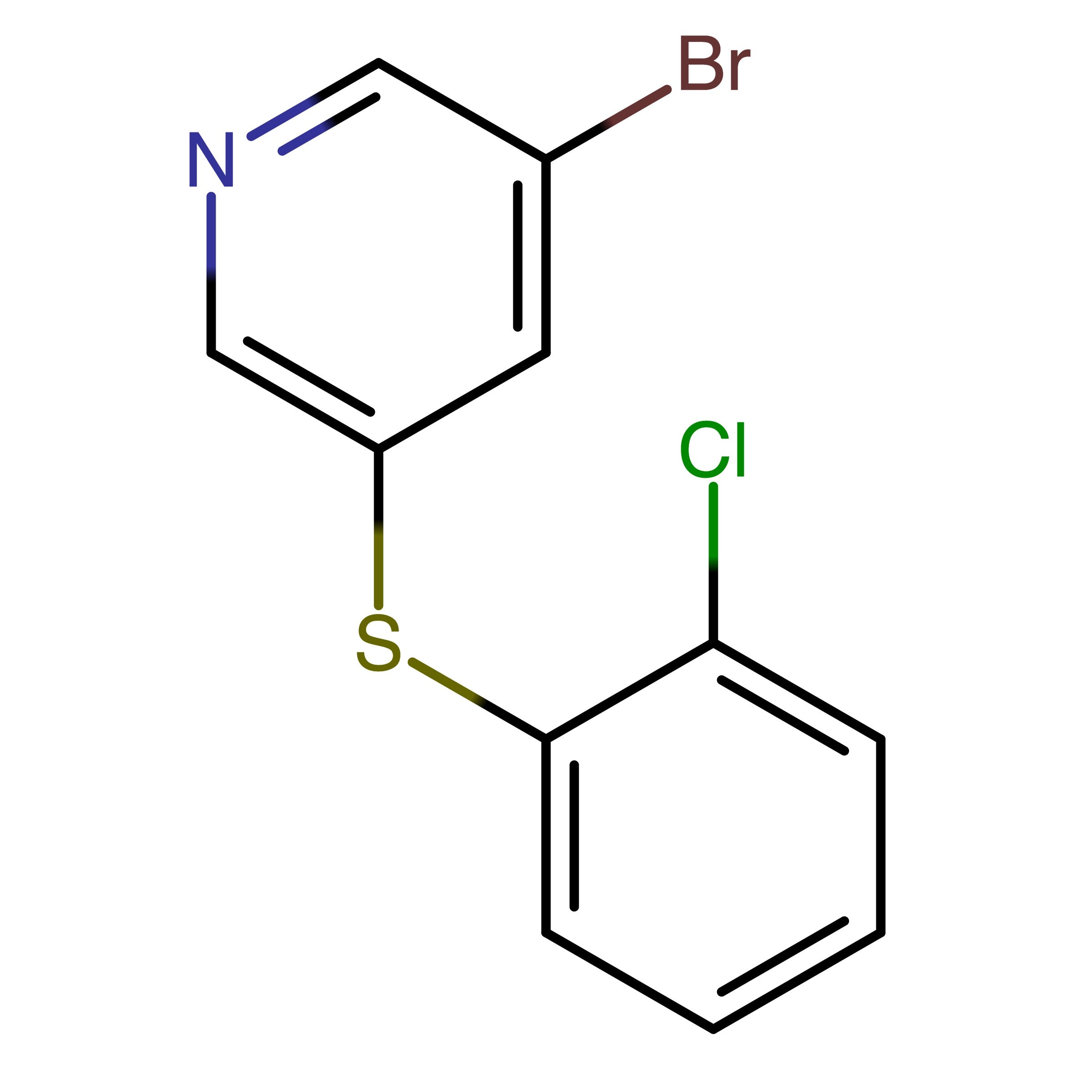 CAS 2629316-33-0 | 3-Bromo-5-((2-chlorophenyl)thio)pyridine