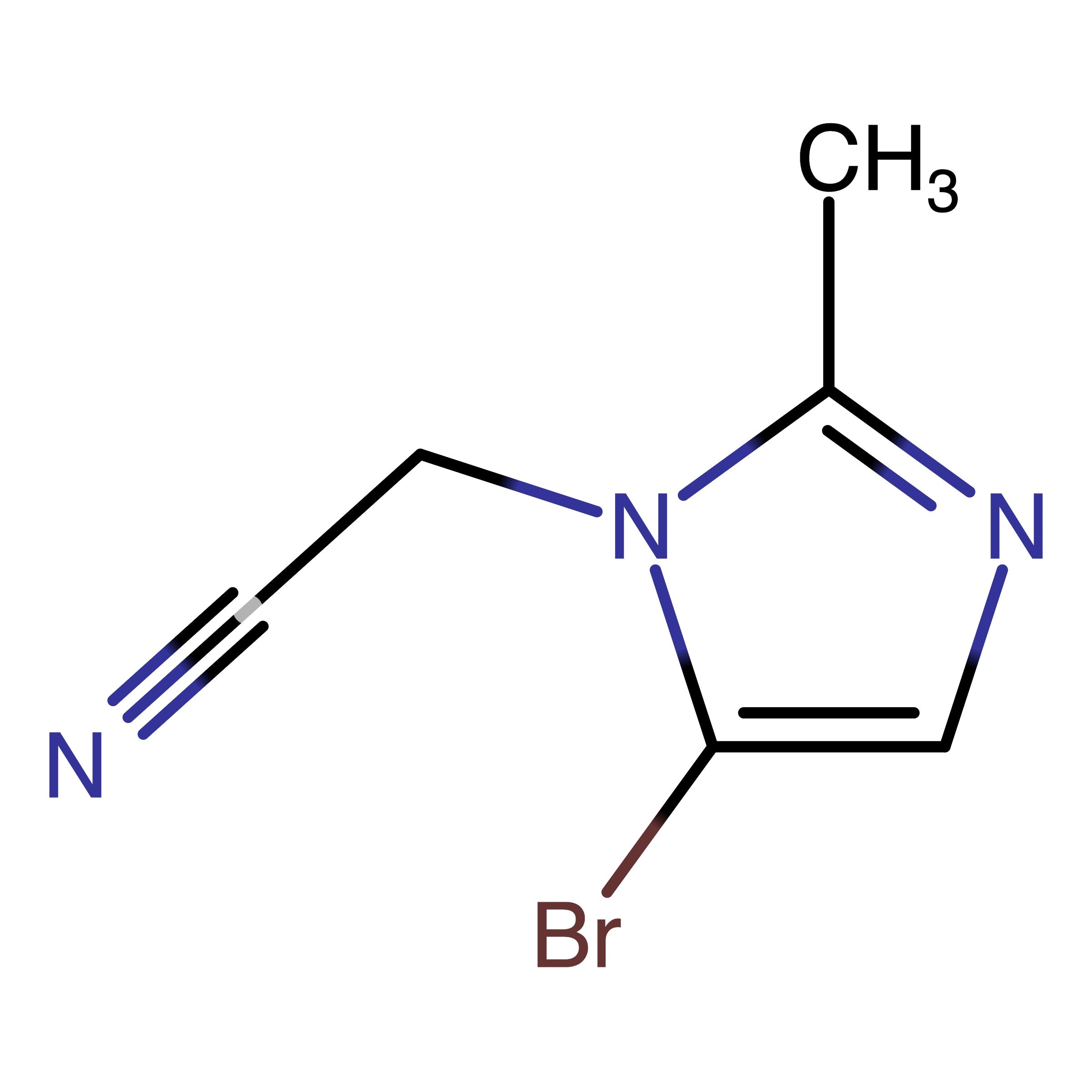 CAS 2090974-70-0 | 2-(5-Bromo-2-methyl-1H-imidazol-1-yl)acetonitrile