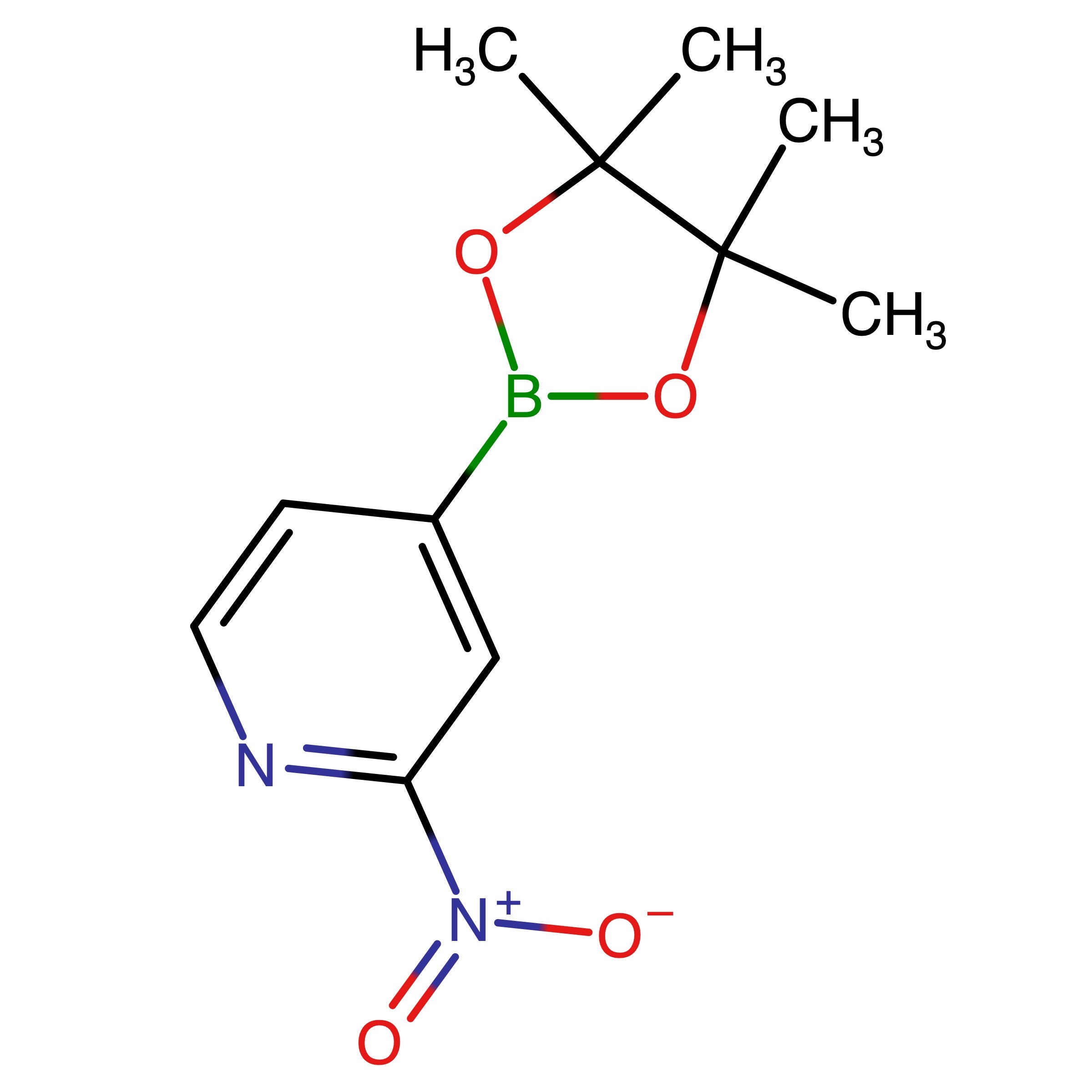 CAS 1841080-51-0 | 2-Nitro-4-(4,4,5,5-tetramethyl-1,3,2-dioxaborolan-2-yl)pyridine | MFCD11878182