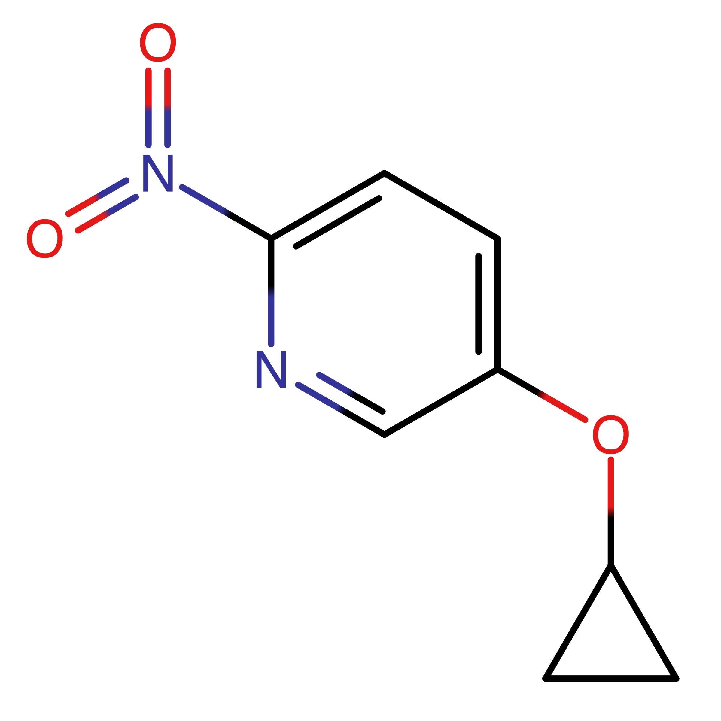CAS 1243459-53-1 | 5-Cyclopropoxy-2-nitropyridine