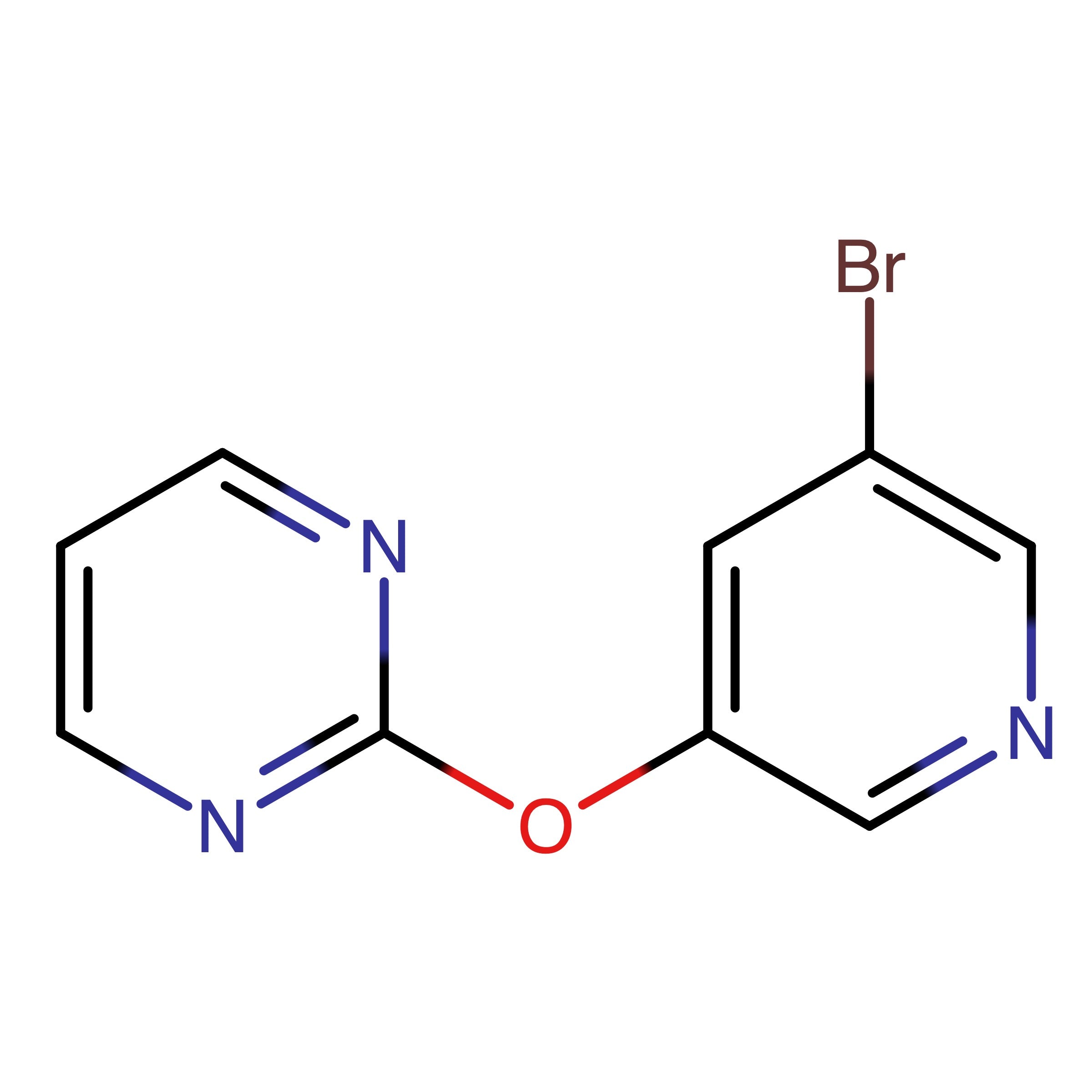 CAS 1343943-60-1 | 2-((5-Bromopyridin-3-yl)oxy)pyrimidine