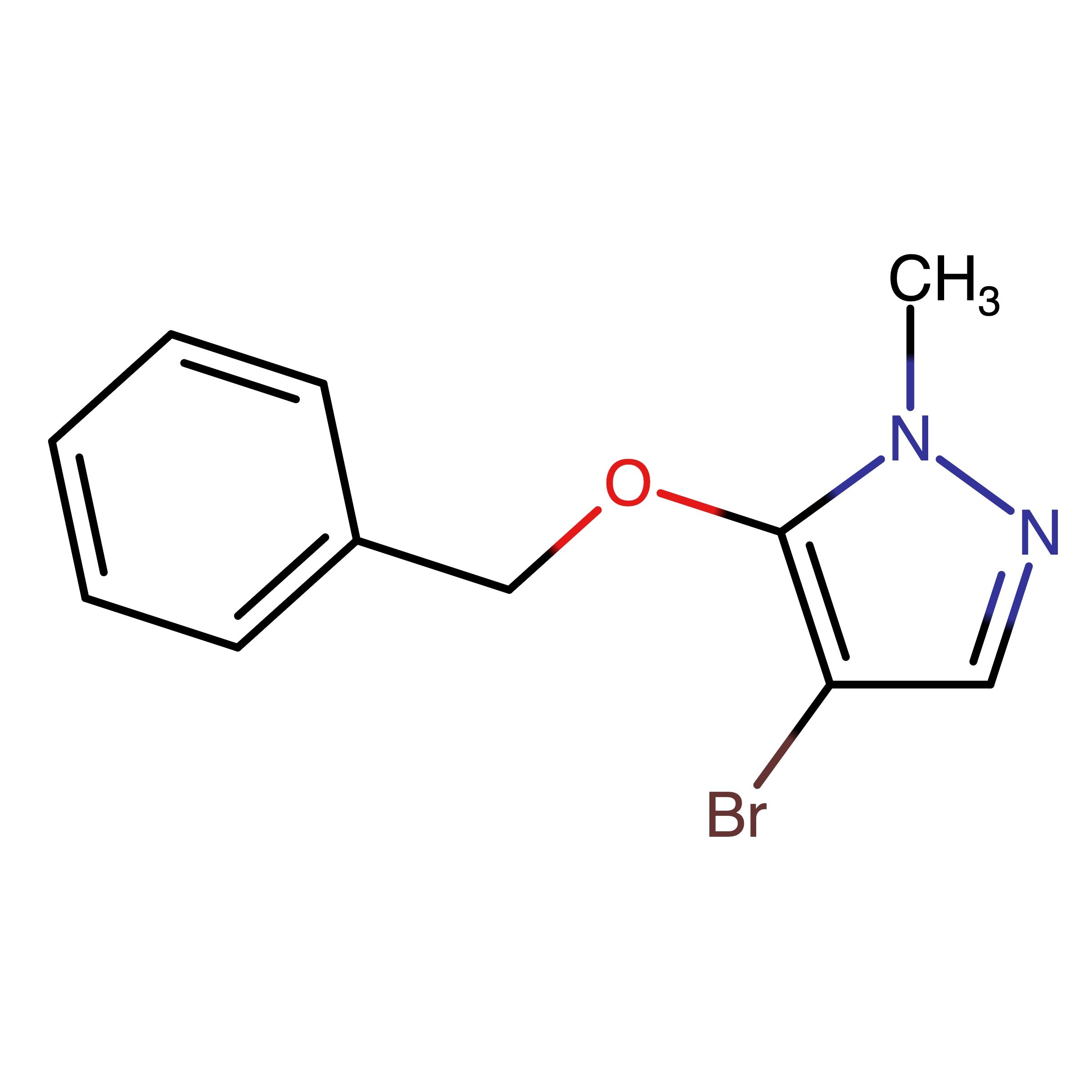 CAS 2629316-50-1 | 5-(Benzyloxy)-4-bromo-1-methyl-1H-pyrazole