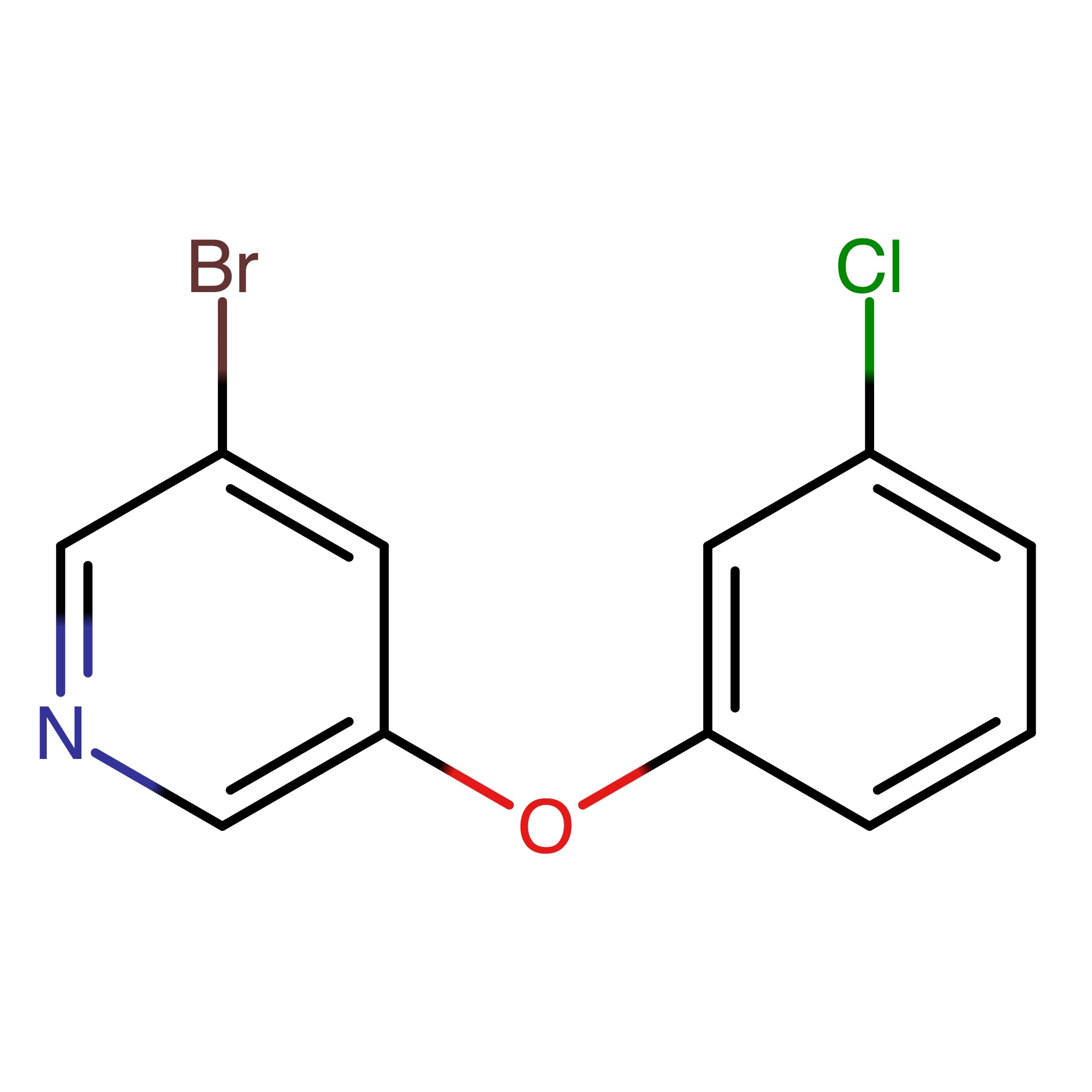 CAS 28232-65-7 | 3-Bromo-5-(3-chlorophenoxy)pyridine | MFCD16619153