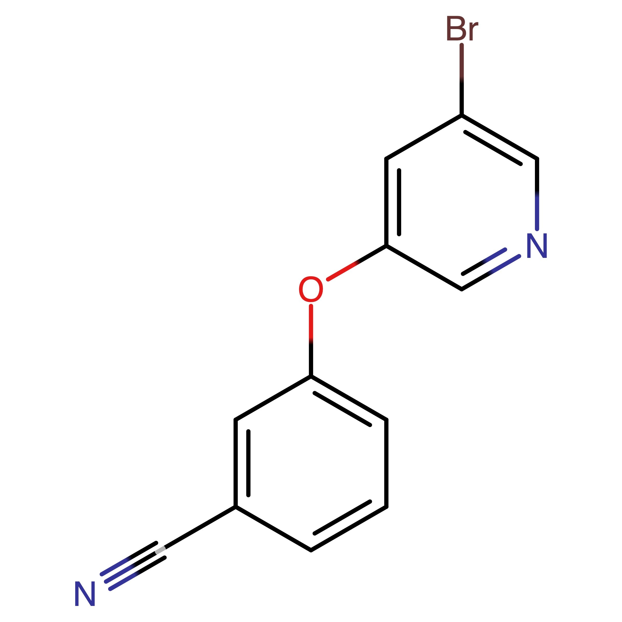 CAS 1383133-91-2 | 3-((5-Bromopyridin-3-yl)oxy)benzonitrile