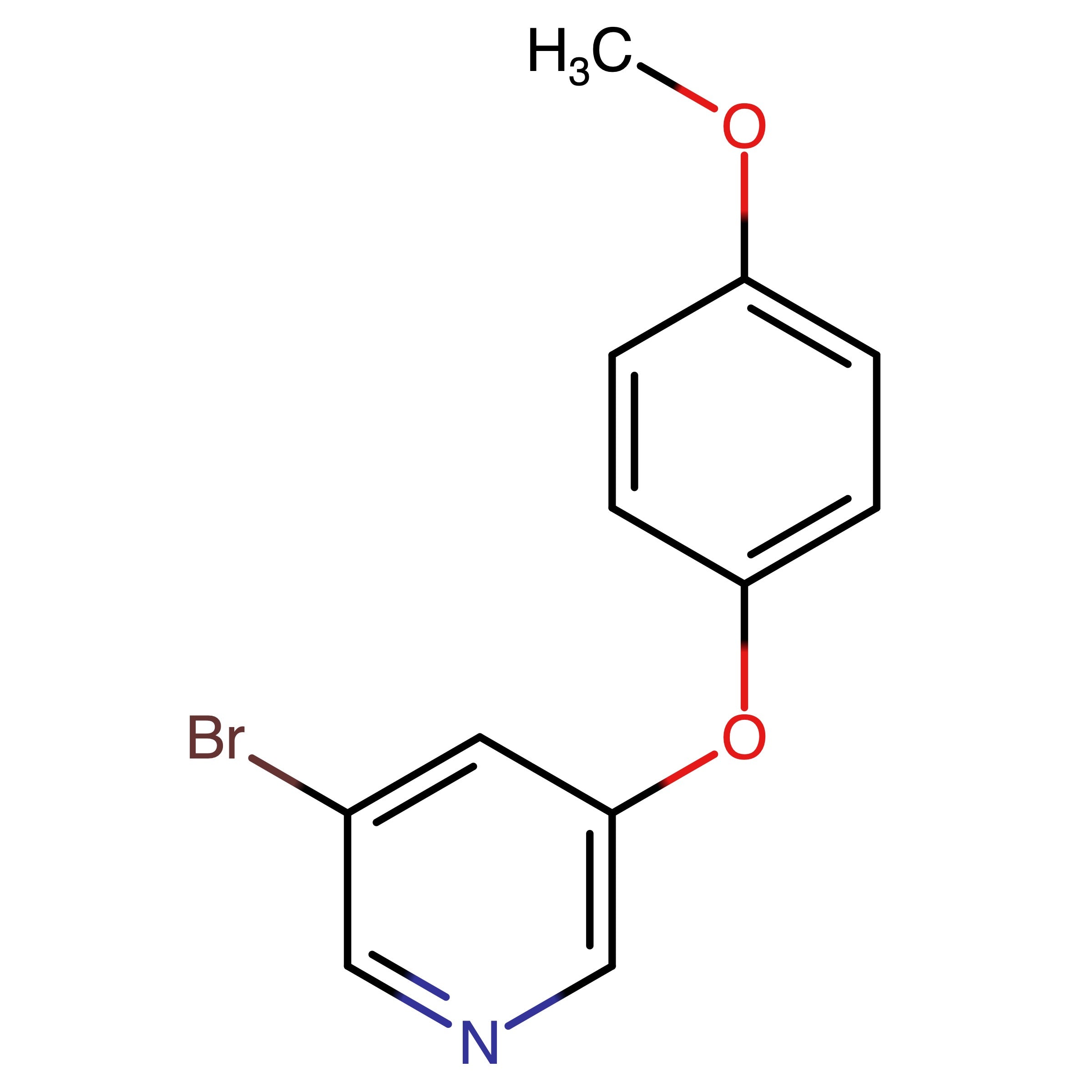 CAS 374934-98-2 | 3-Bromo-5-(4-methoxyphenoxy)pyridine | MFCD16659813