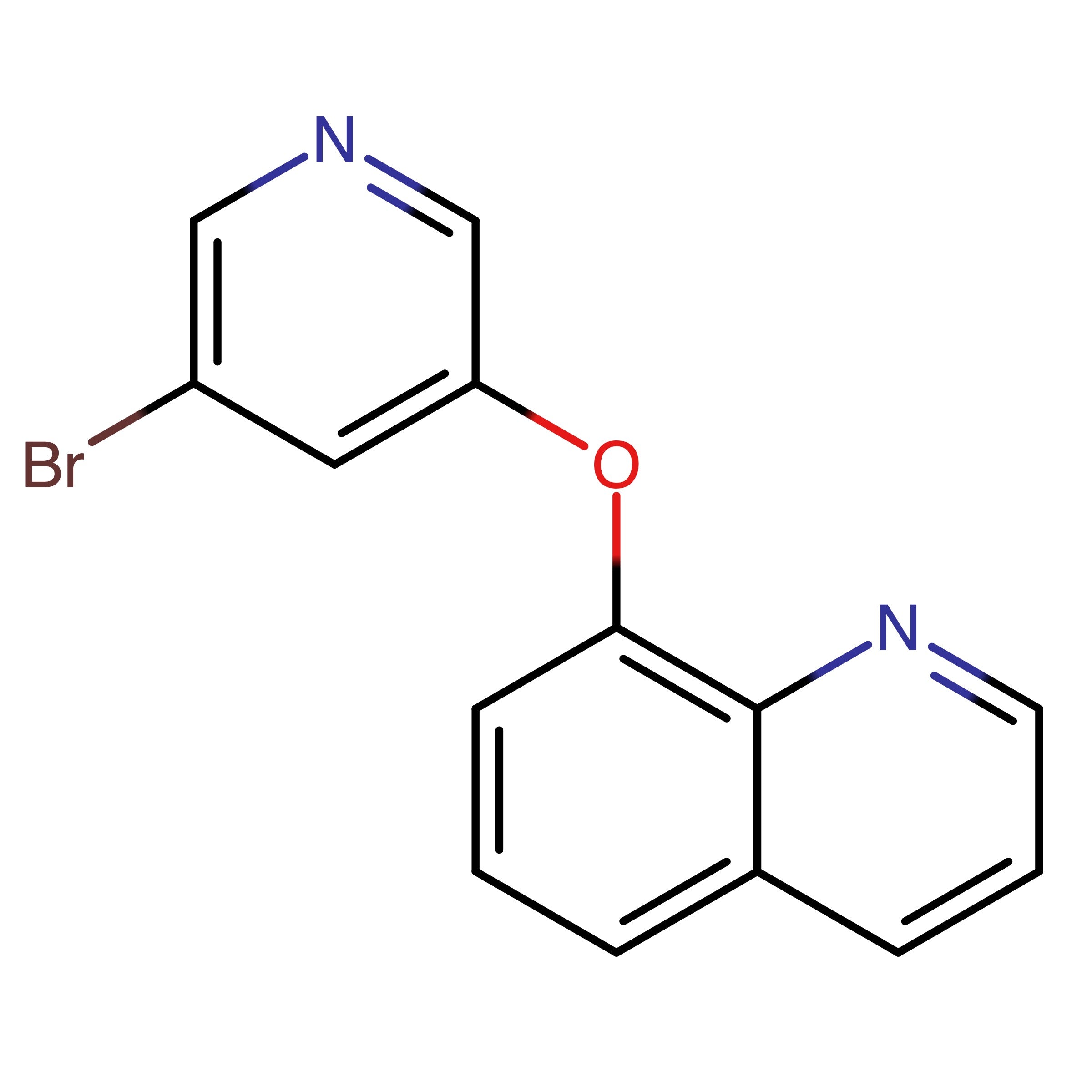 CAS 1544982-81-1 | 8-((5-Bromopyridin-3-yl)oxy)quinoline