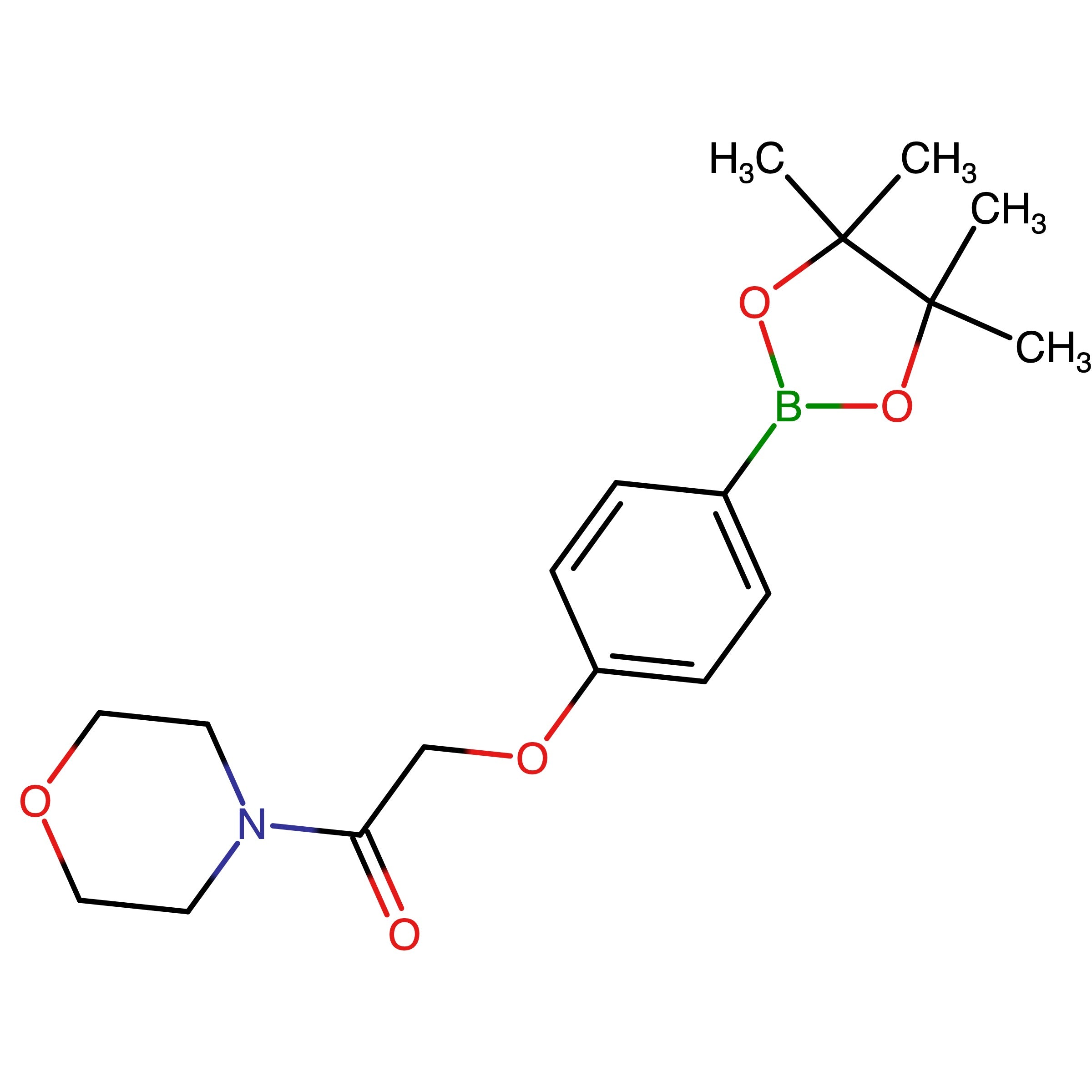CAS 656257-49-7 | 1-Morpholino-2-(4-(4,4,5,5-tetramethyl-1,3,2-dioxaborolan-2-yl)phenoxy)ethanone | MFCD18379051