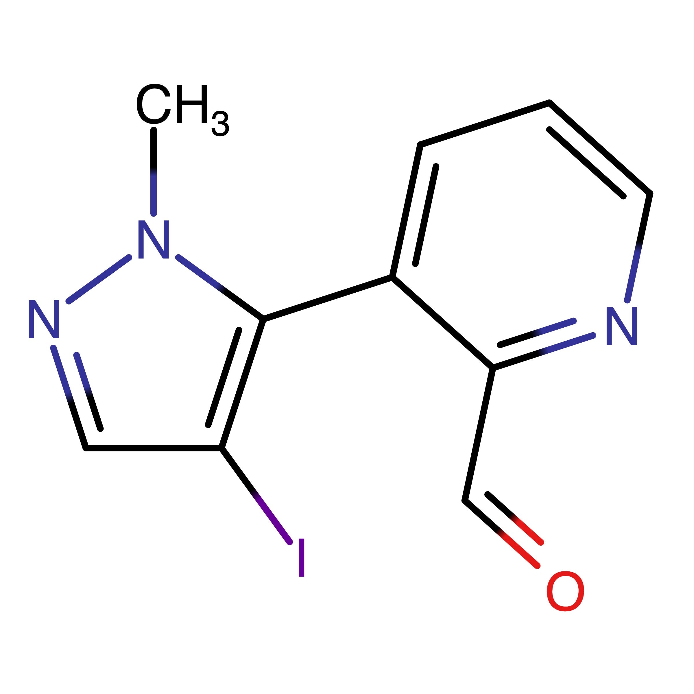 CAS 2629318-56-3 | 3-(4-Iodo-1-methyl-1H-pyrazol-5-yl)picolinaldehyde