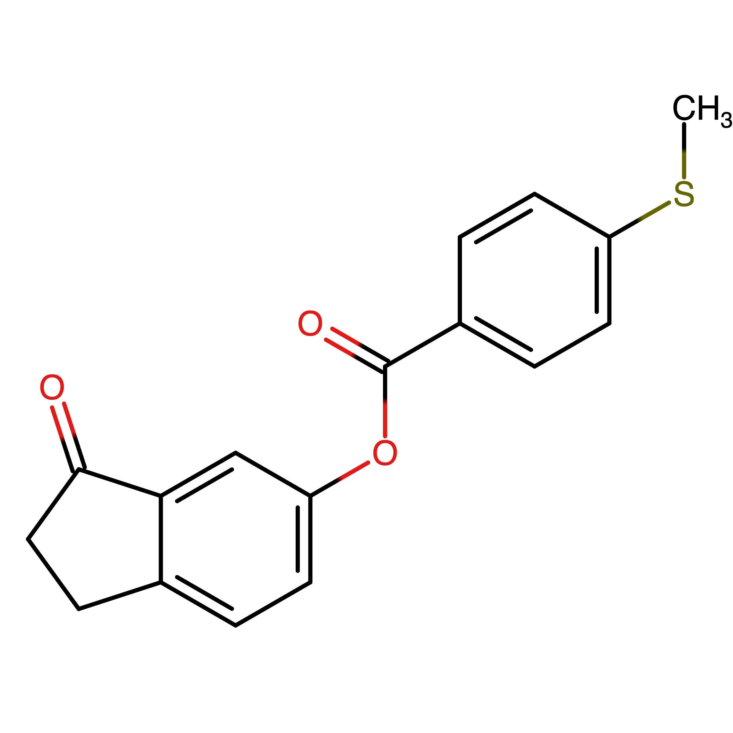 CAS 1824687-45-7 | 3-Oxo-2,3-dihydro-1H-inden-5-yl 4-(methylthio)benzoate