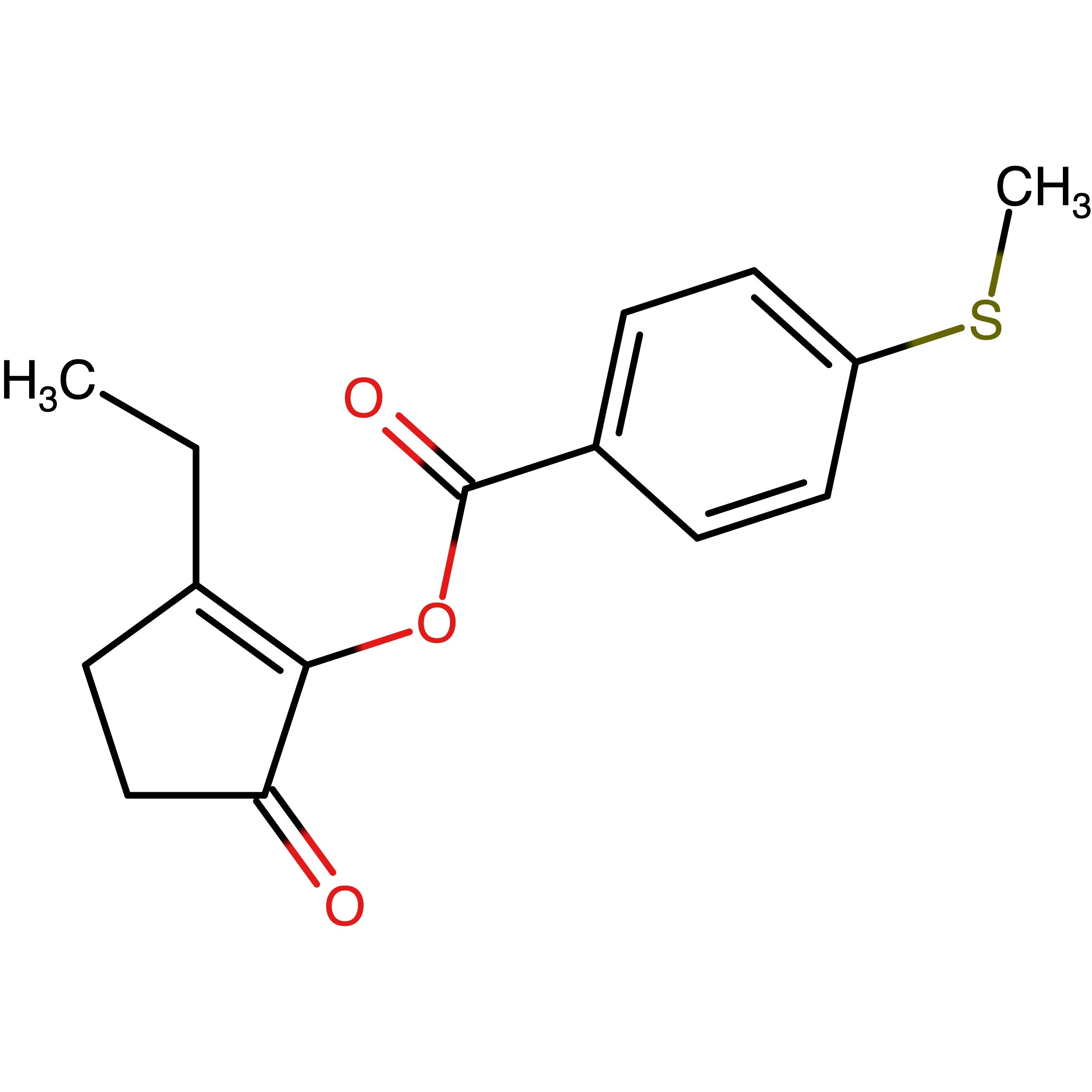 CAS 1824687-51-5 | 2-Ethyl-5-oxocyclopent-1-en-1-yl 4-(methylthio)benzoate