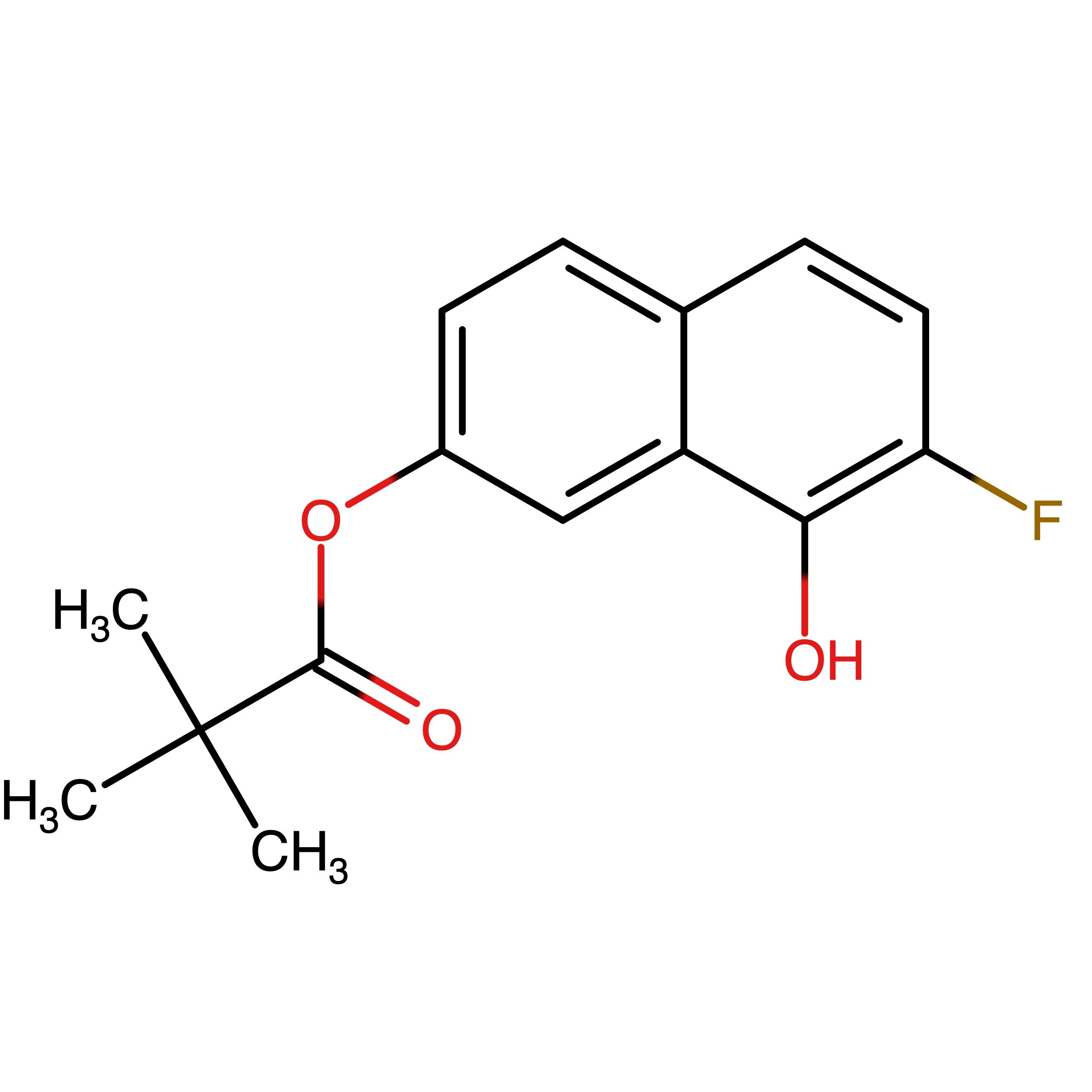 CAS 1824687-61-7 | 7-Fluoro-8-hydroxynaphthalen-2-yl pivalate