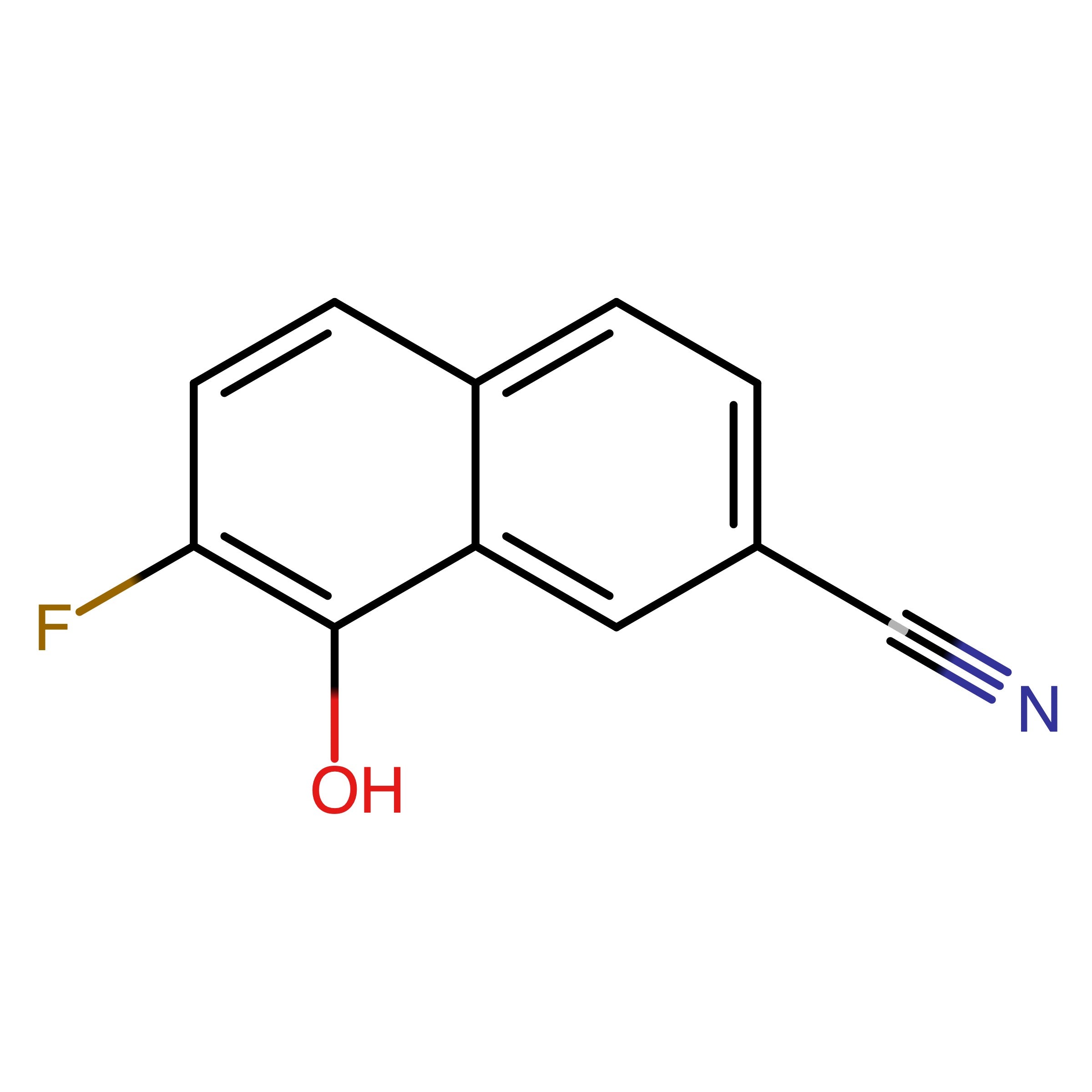 CAS 1824274-34-1 | 7-Fluoro-8-hydroxy-2-naphthonitrile