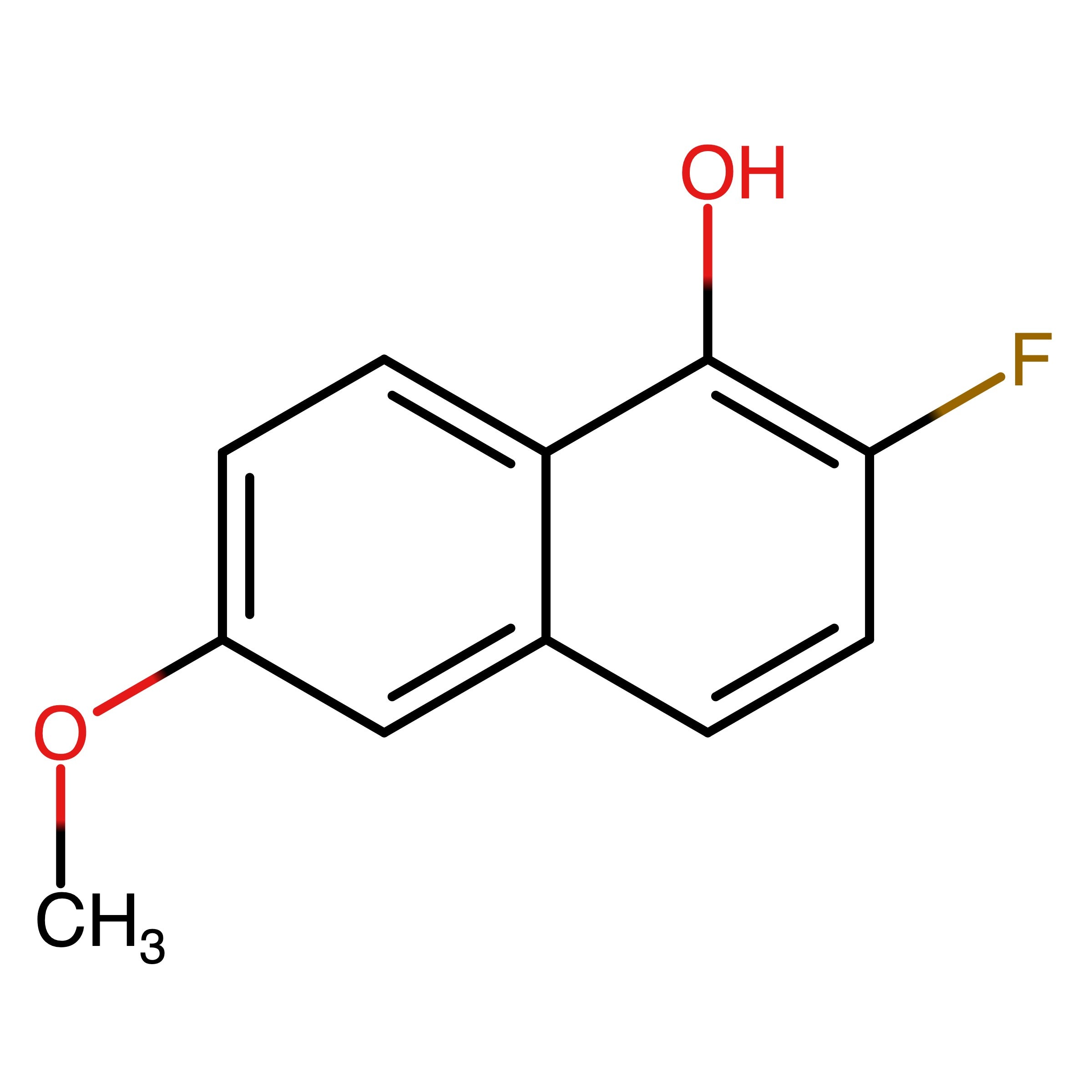 CAS 1824687-72-0 | 2-Fluoro-6-methoxynaphthalen-1-ol