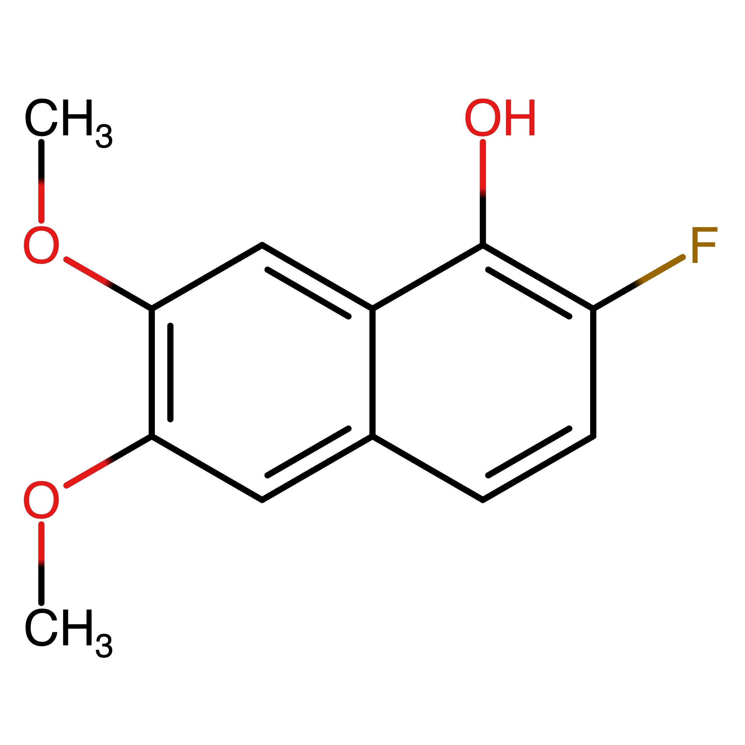 CAS 1824687-82-2 | 2-Fluoro-6,7-dimethoxynaphthalen-1-ol