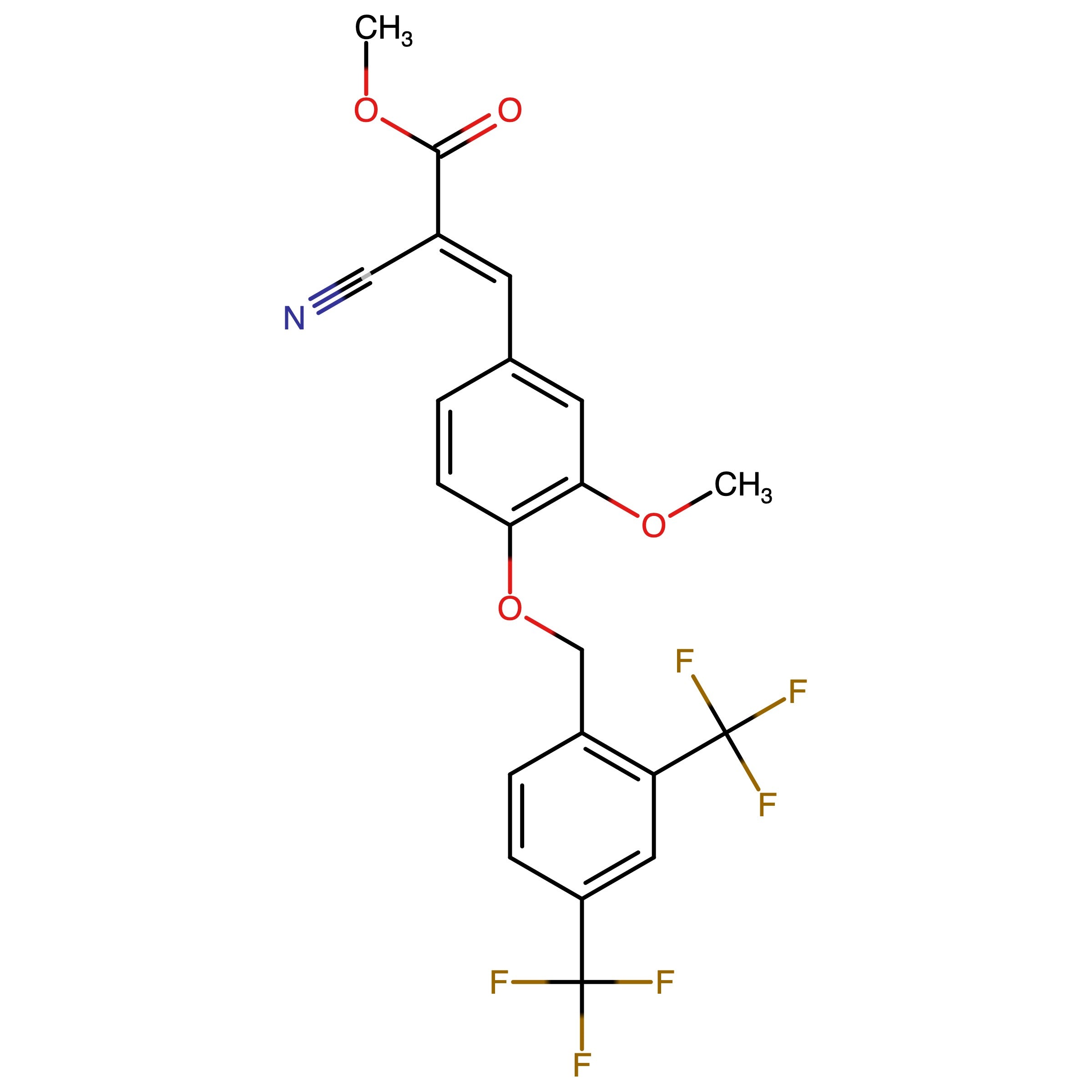 CAS 2306388-58-7 | Methyl (E)-3-(4-((2,4-bis(trifluoromethyl)benzyl)oxy)-3-methoxyphenyl)-2-cyanoacrylate