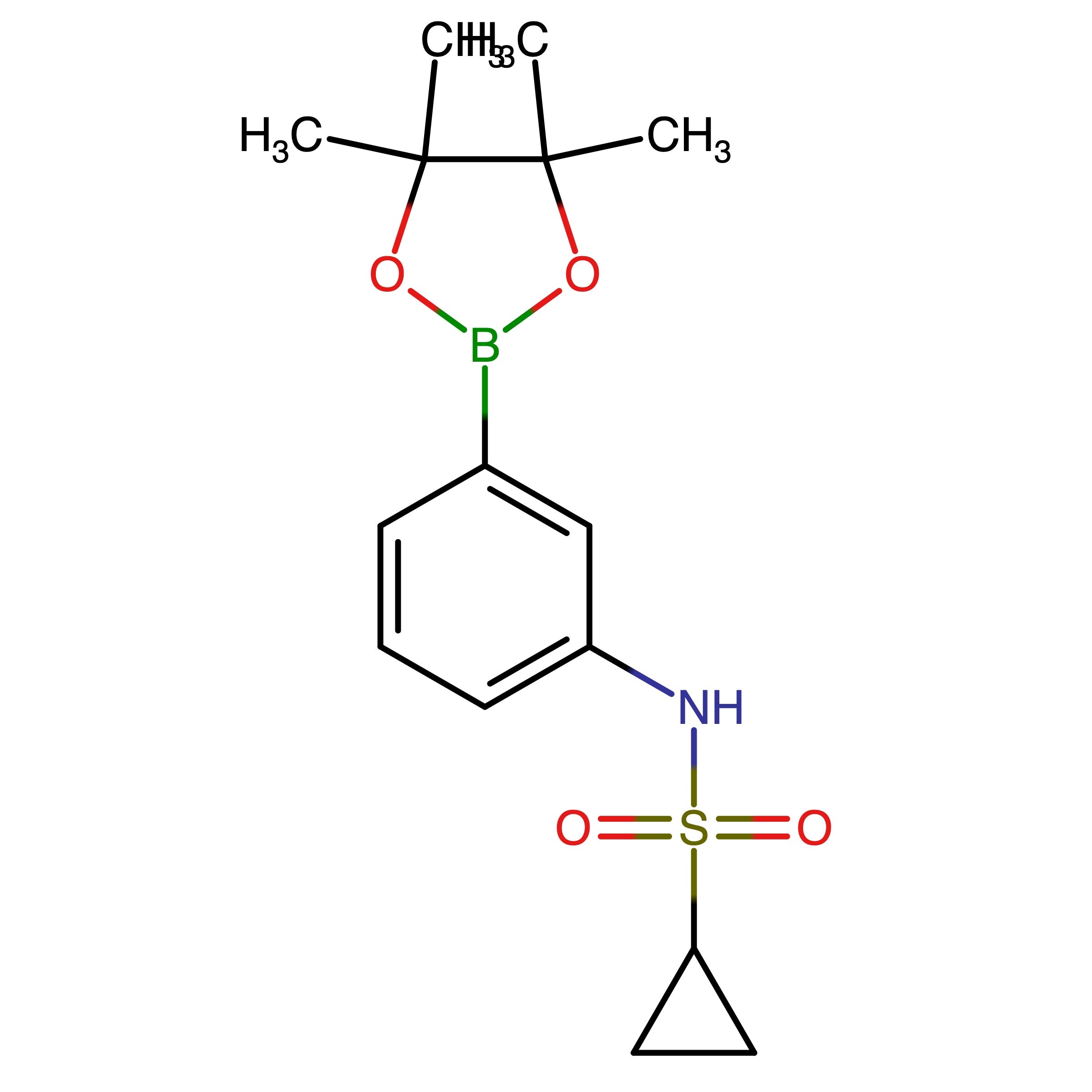 CAS 1260151-60-7 | N-[3-(4,4,5,5-Tetramethyl-1,3,2-dioxaborolan-2-yl)phenyl]cyclopropanesulfonamide | MFCD18384179