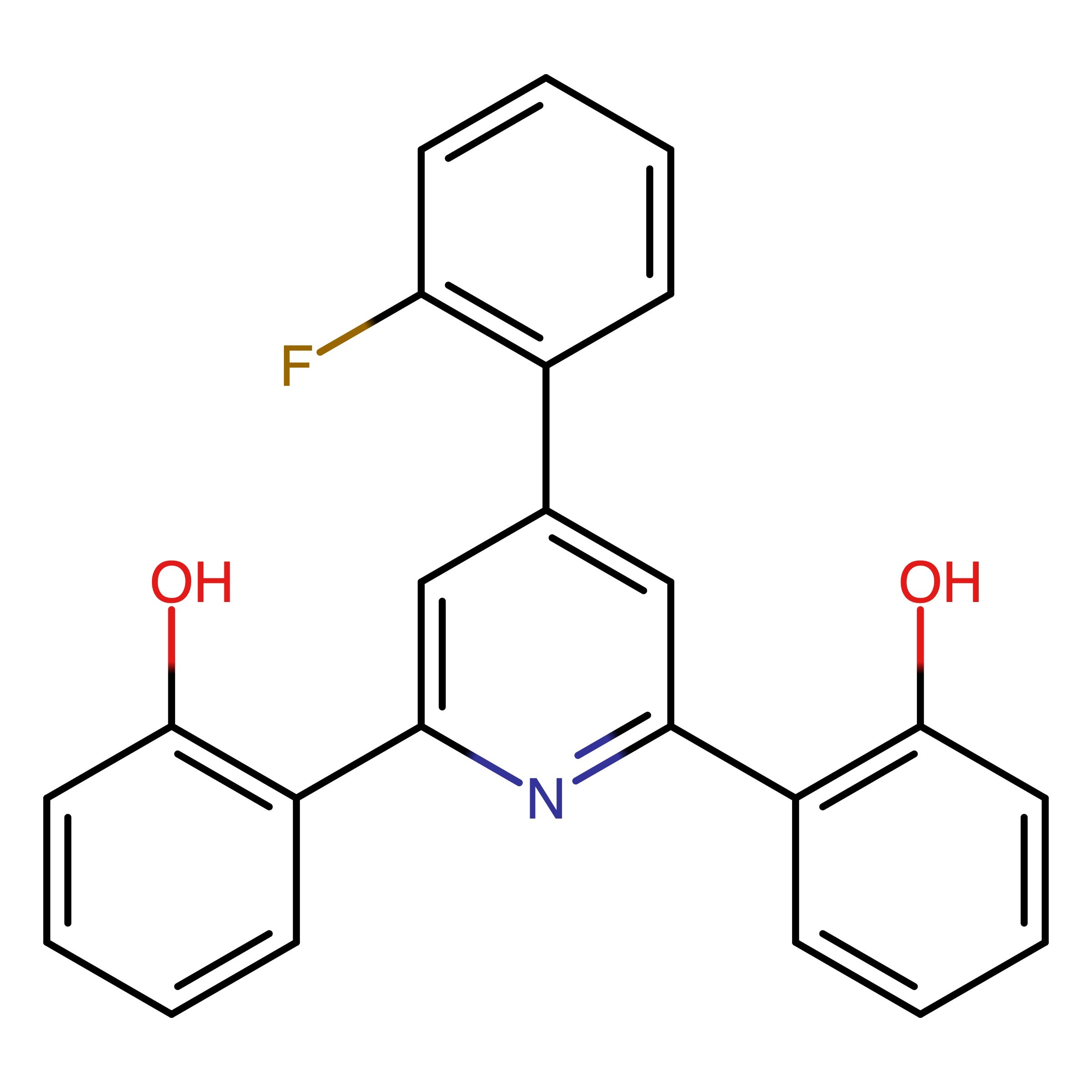 CAS 2761845-87-6 | 2,6-Di(2-hydroxyphenyl)-4-(2-fluorophenyl)pyridine