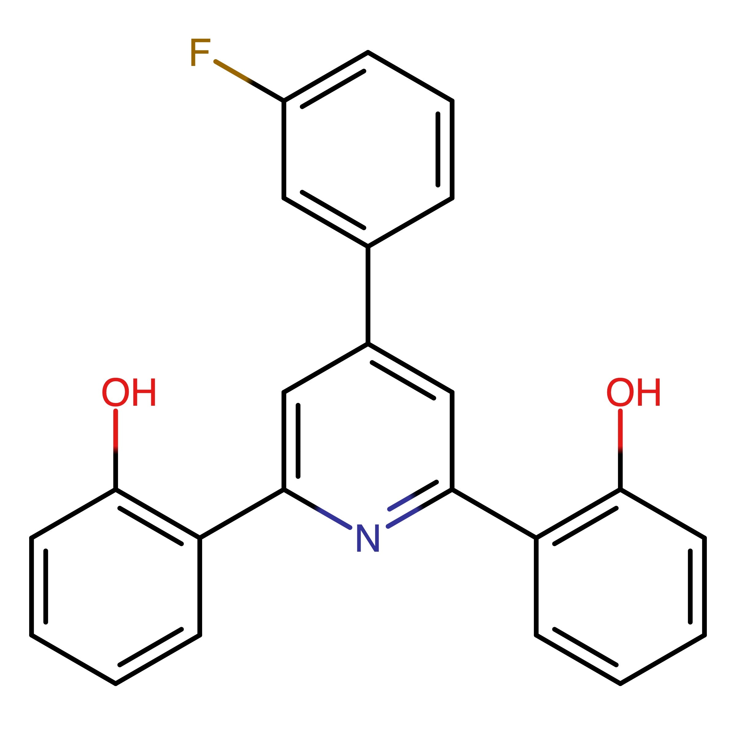 CAS 2761845-88-7 | 2,6-Di(2-hydroxyphenyl)-4-(3-fluorophenyl)pyridine