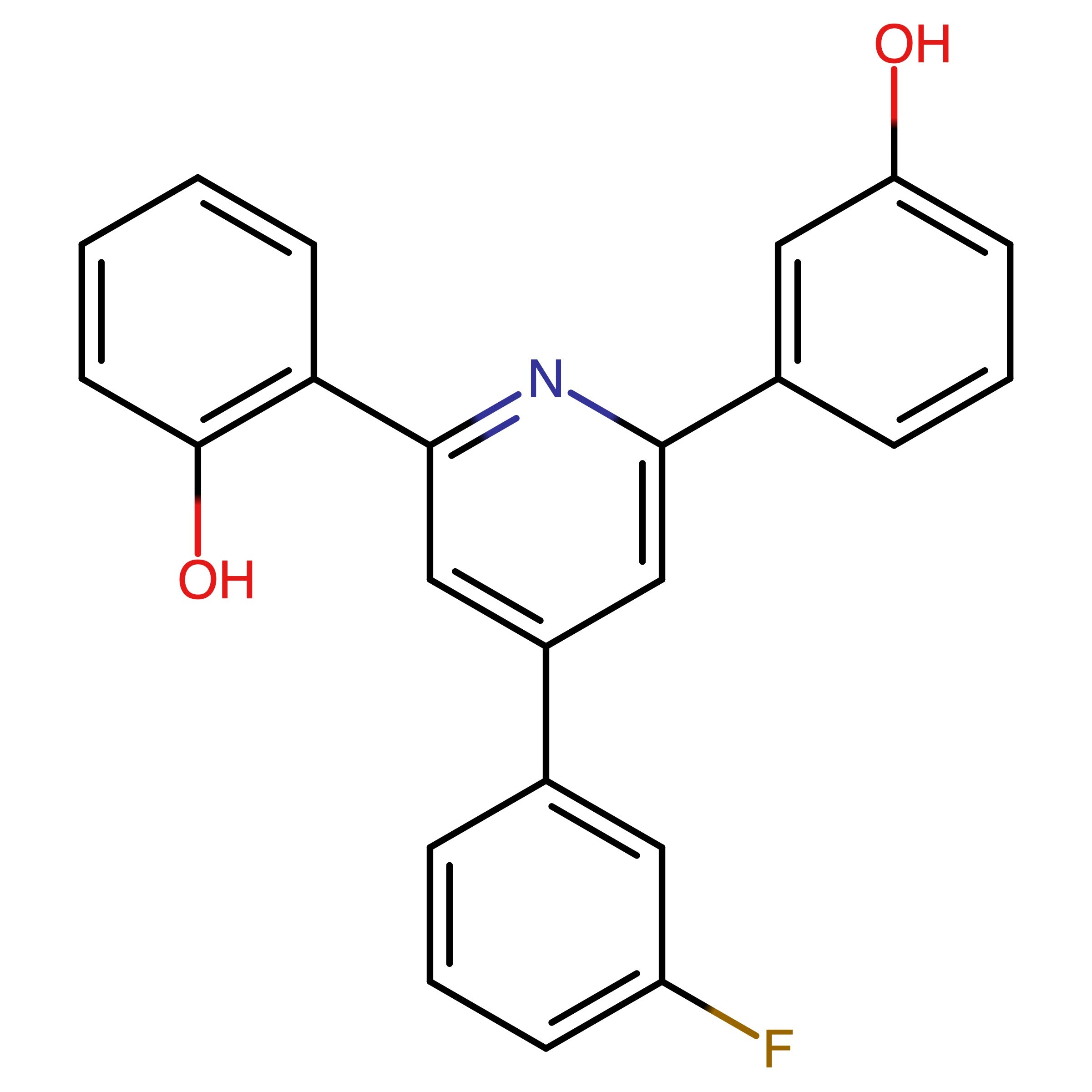 CAS 2761845-91-2 | 2-(2-Hydroxyphenyl)-4-(3-fluorophenyl)-6-(3-hydroxyphenyl)pyridine