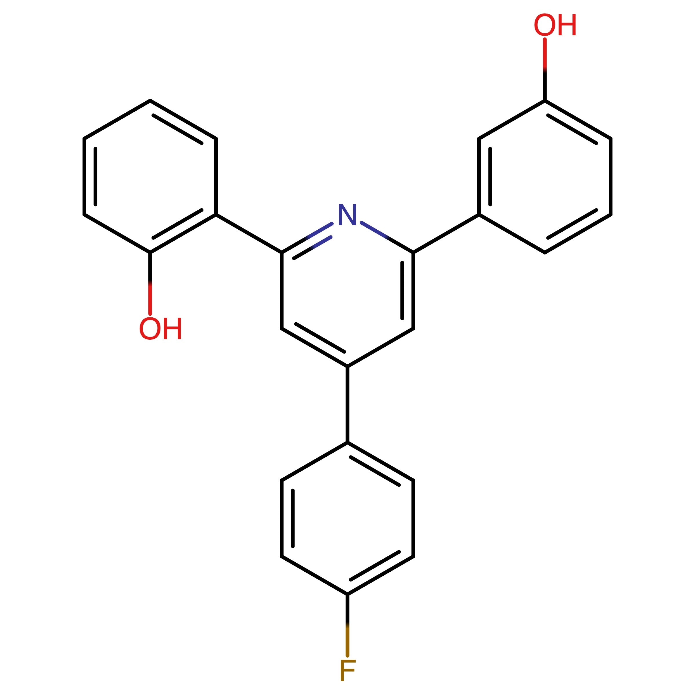 CAS 2761845-92-3 | 2-(2-Hydroxyphenyl)-4-(4-fluorophenyl)-6-(3-hydroxyphenyl)pyridine