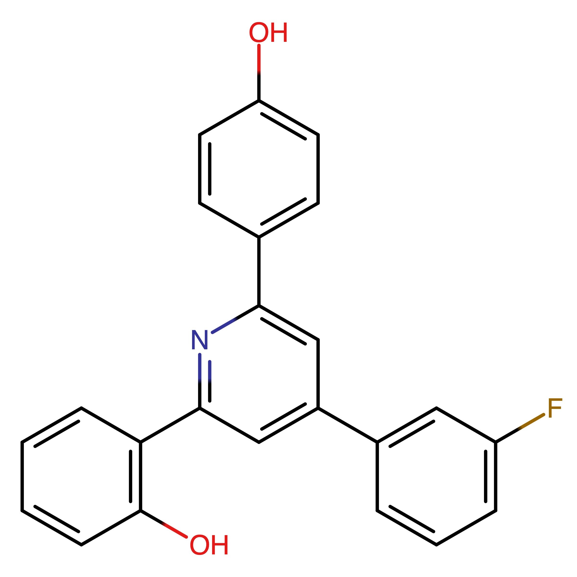CAS 2761845-94-5 | 2-(2-Hydroxyphenyl)-4-(3-fluorophenyl)-6-(4-hydroxyphenyl)pyridine
